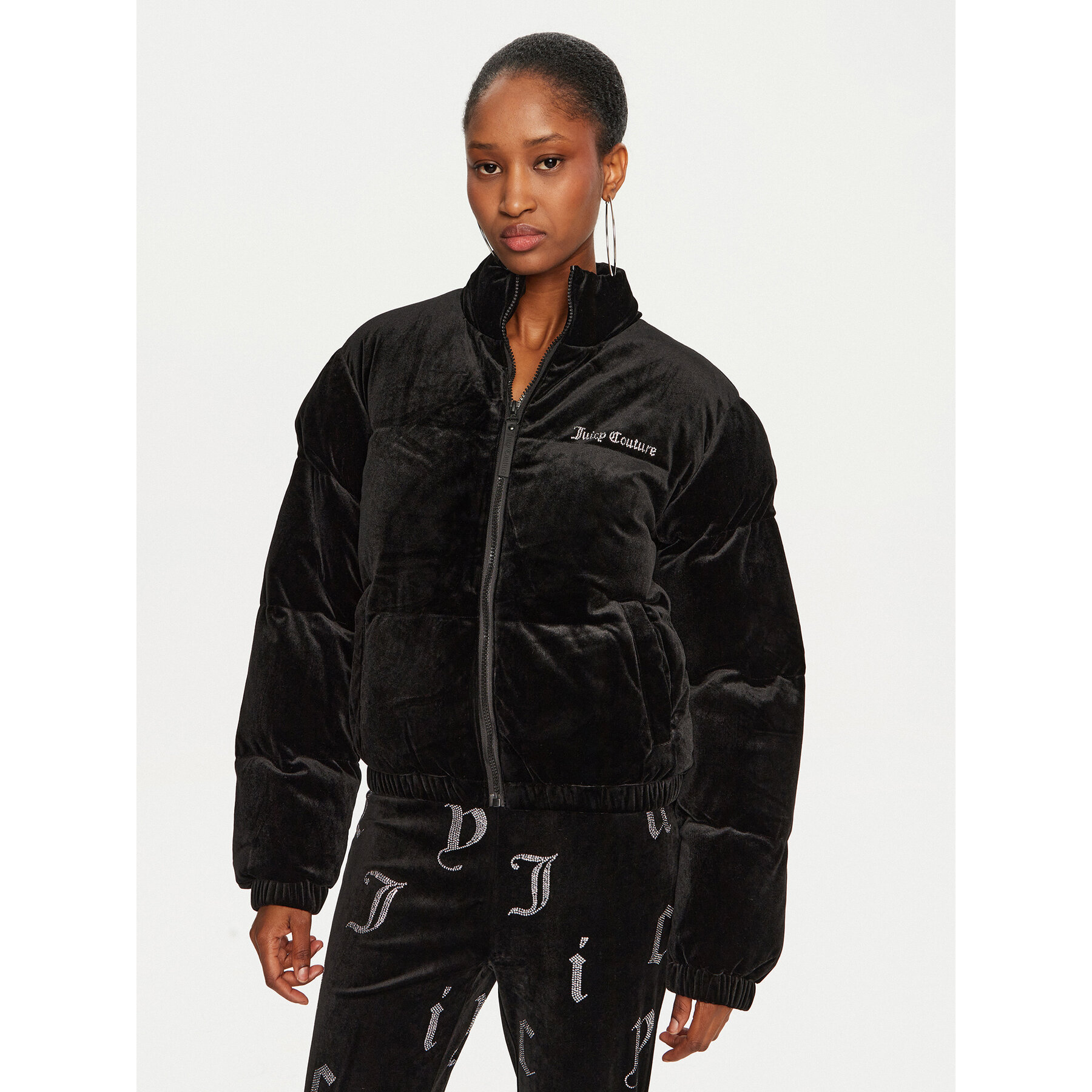 Juicy Couture Winterjacke Margo JCOIJ224556 Schwarz Regular Fit