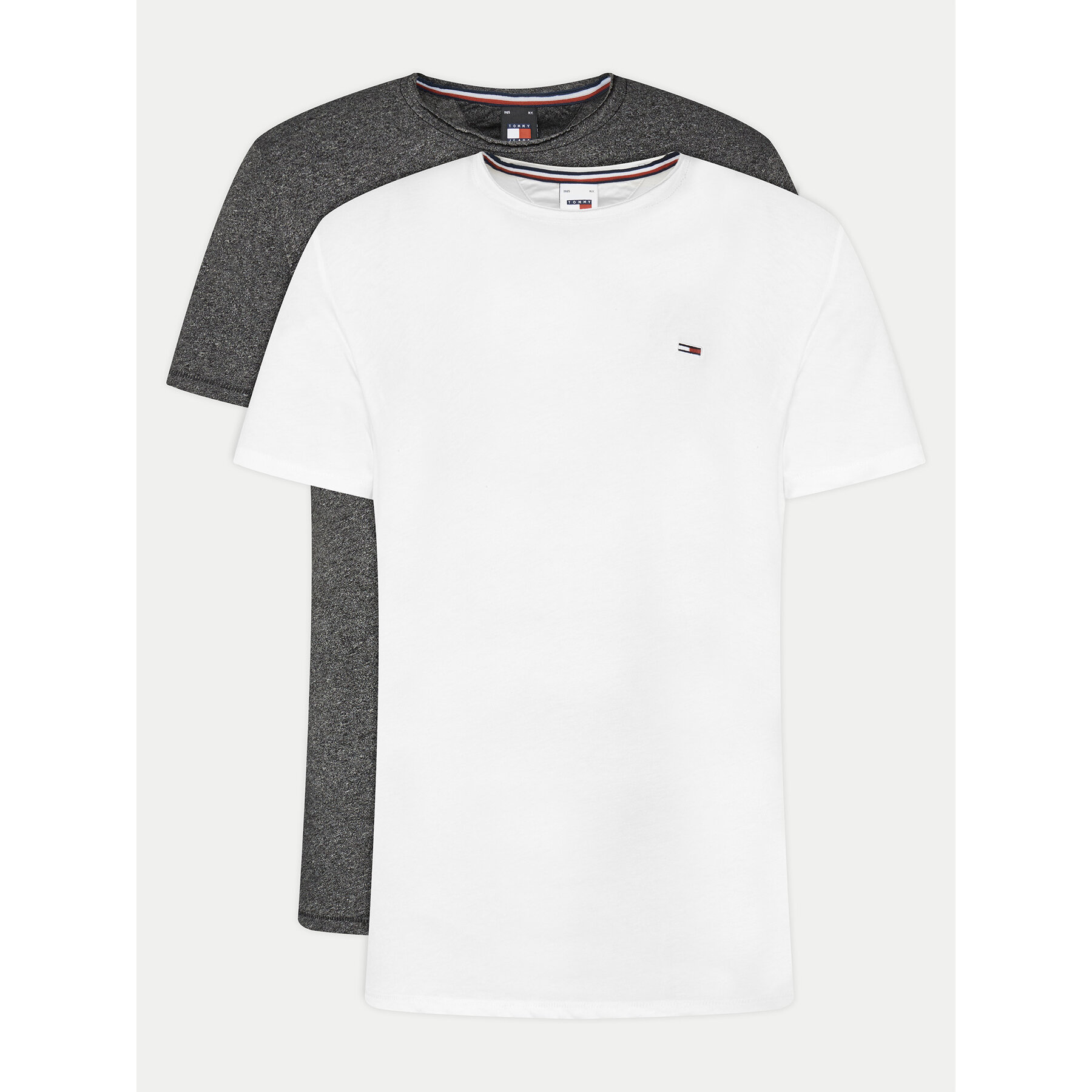Tommy Jeans Σετ 2 T-Shirts Jaspe DM0DM19711 Έγχρωμο Slim Fit