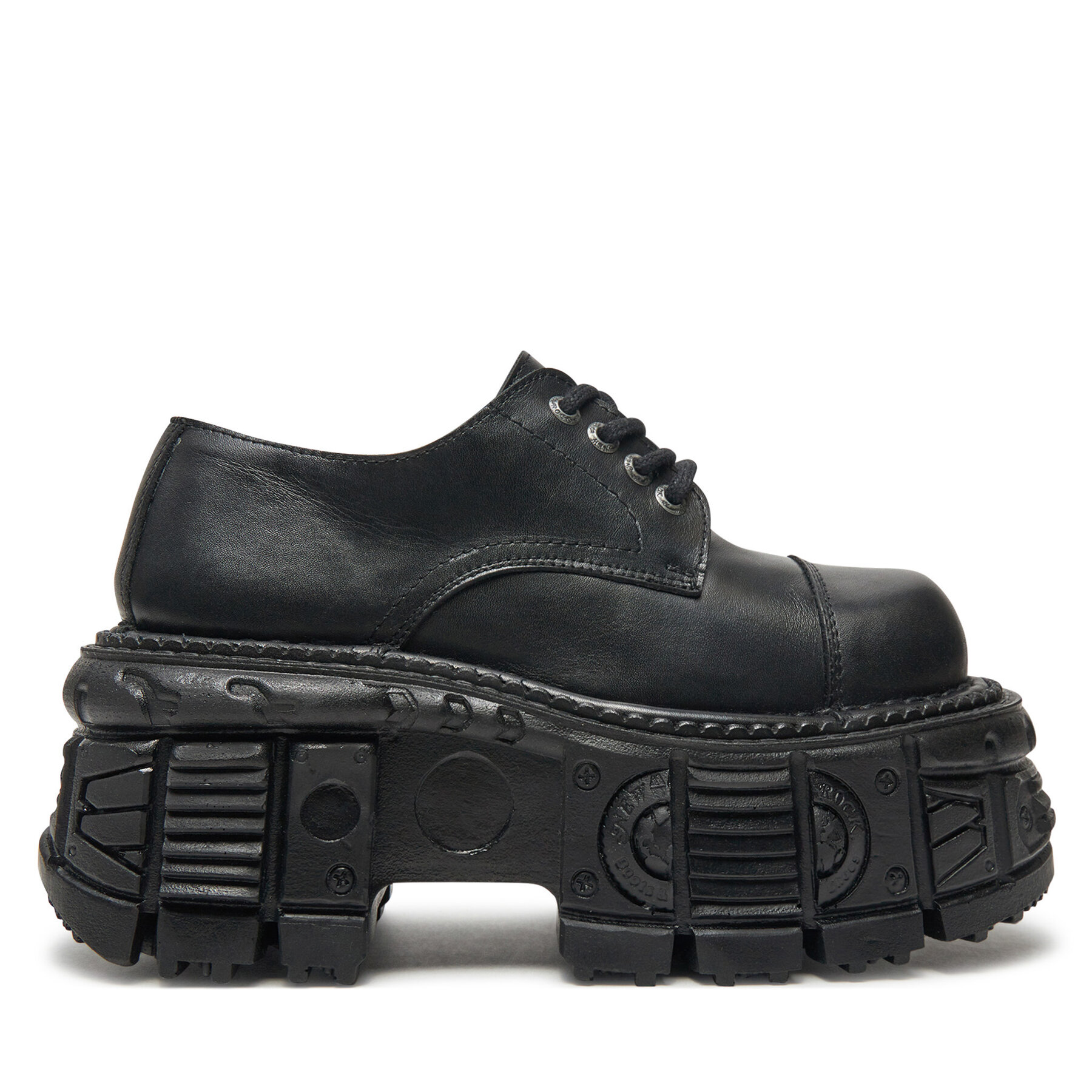 Chaussures Rangers NEW ROCK M-TANKMIL I003-S1 Noir