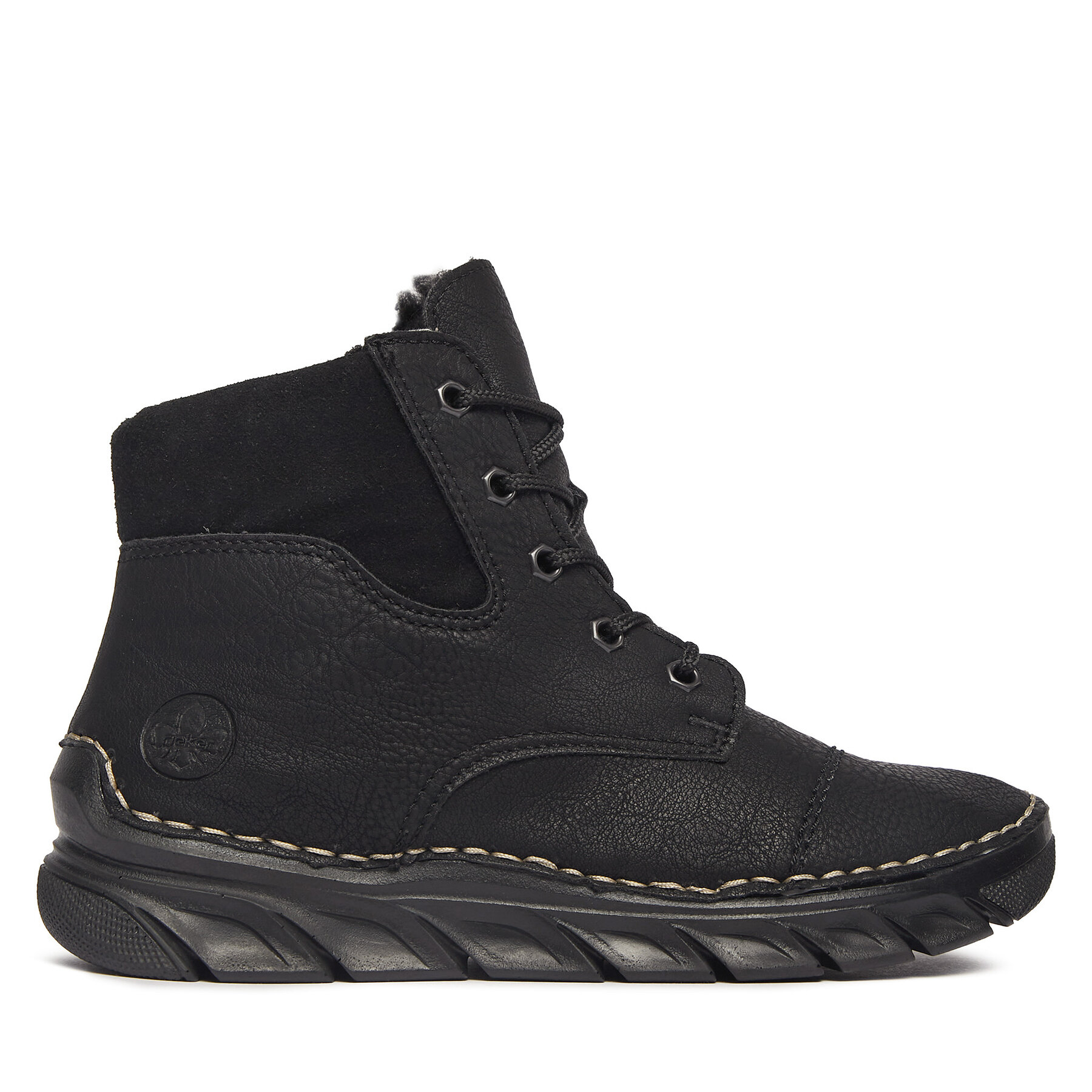 Ghete Rieker 55000-00 Negru