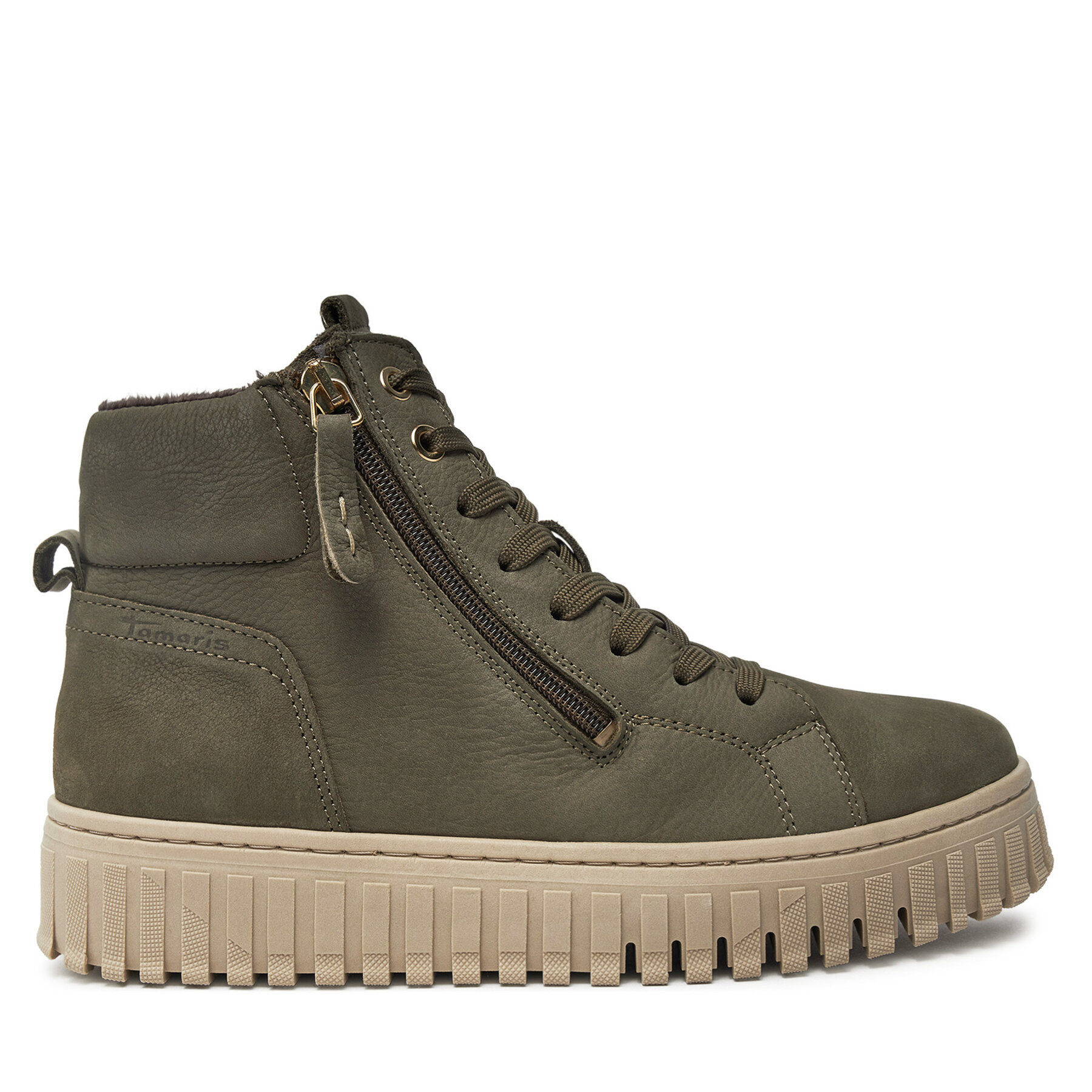  Bokacsizma Tamaris 1-25206-43 Khaki akciós termékkép 1