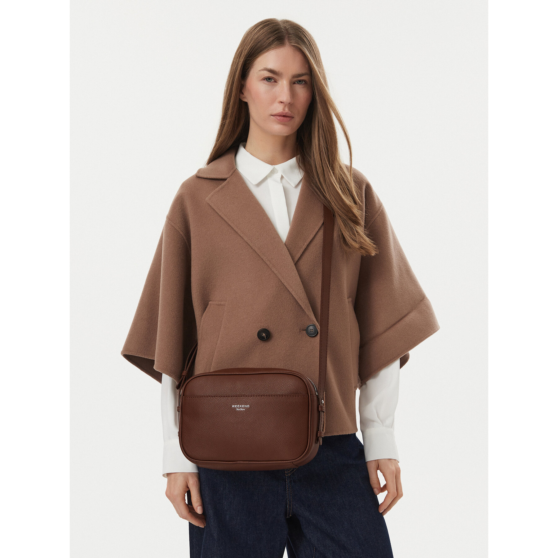 Τσάντα Weekend Max Mara Matassa 2625516145600 Καφέ