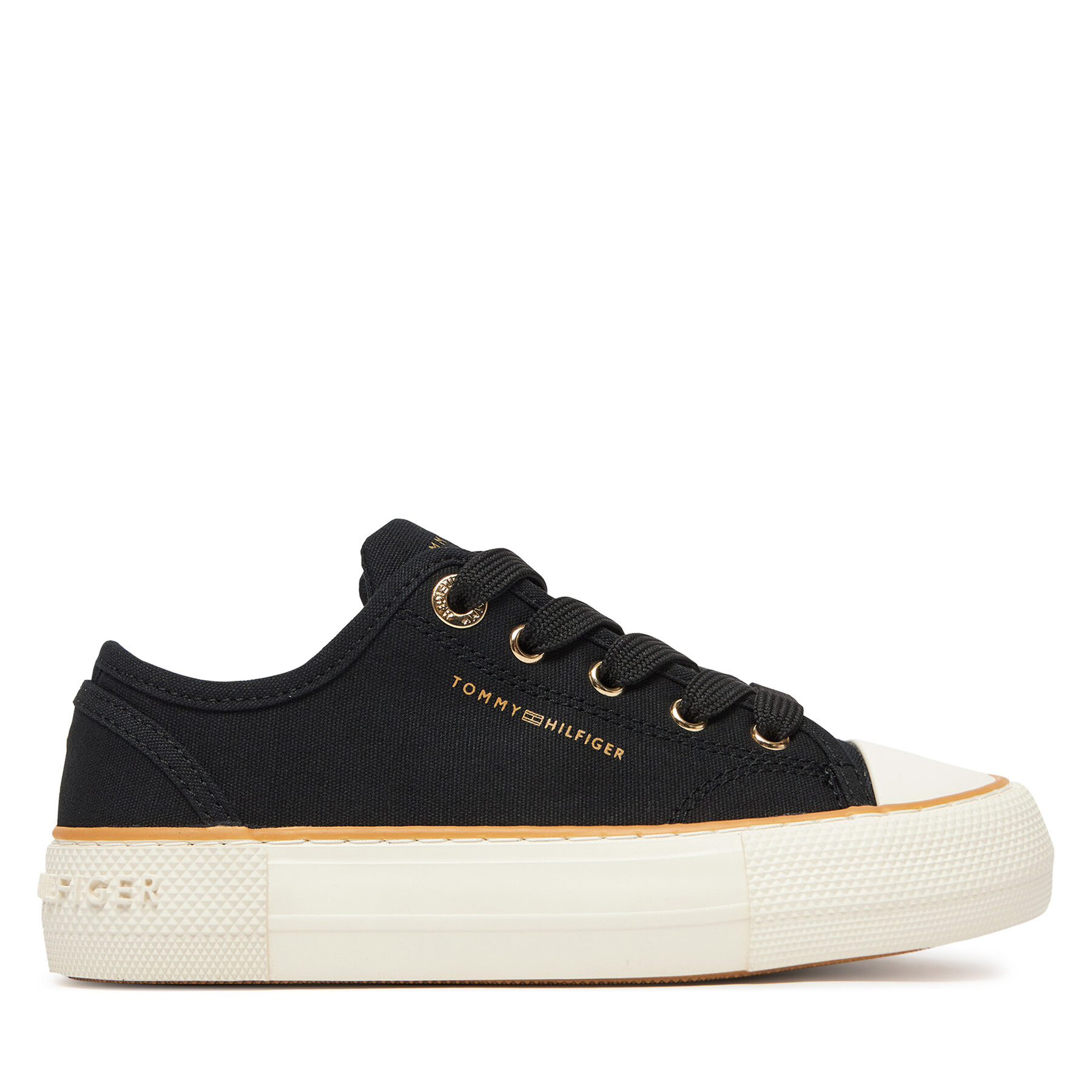 Tommy Hilfiger Dievča Plátenky, Rozmer: 31, Čierna, T3A9-33733-0890999