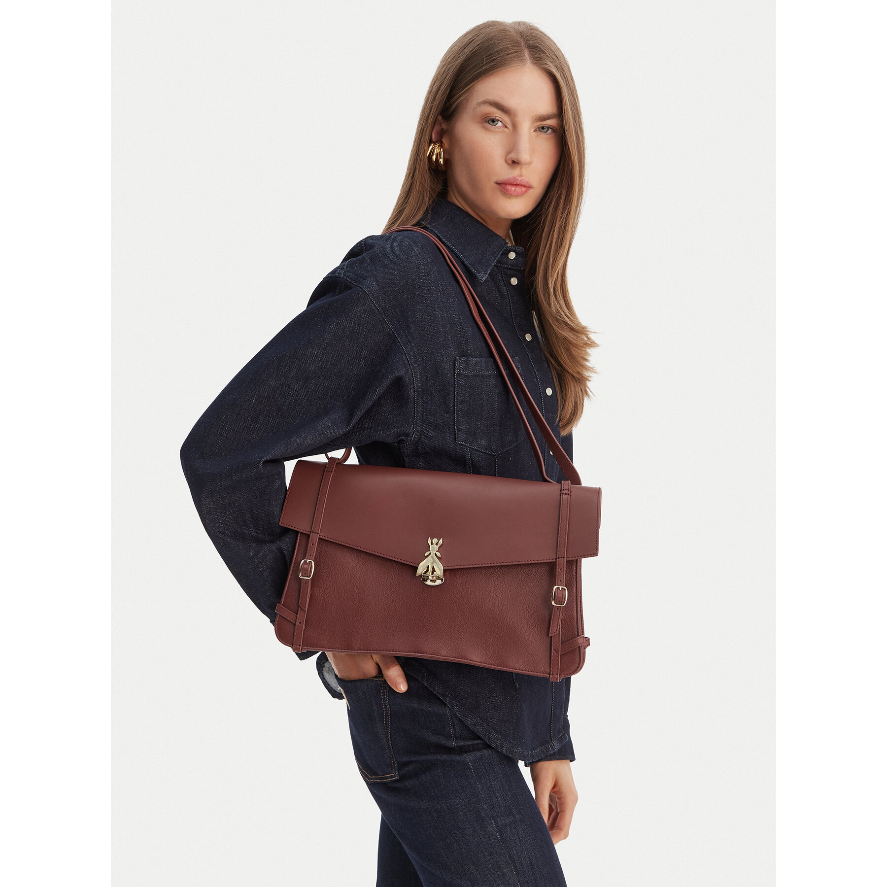 Geantă Patrizia Pepe 8B0331/L162 Maro