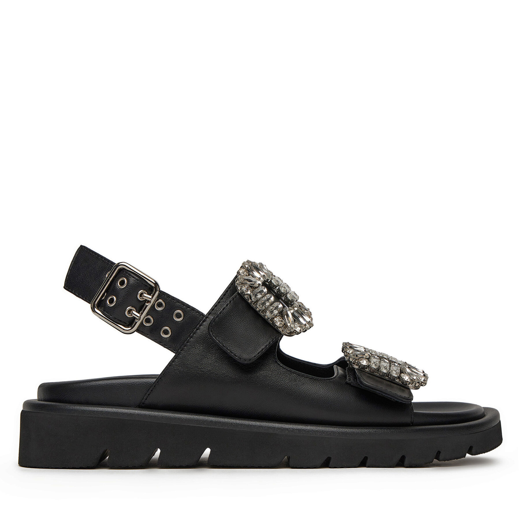 Сандали Eva Minge SNOWDROP-I75-563 Черен