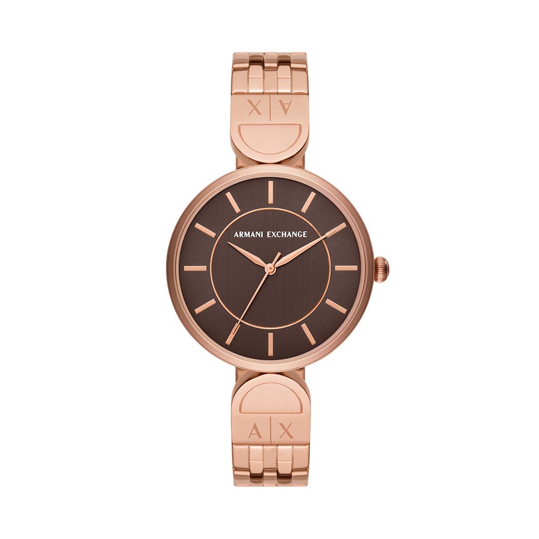 

Годинник Armani Exchange Brooke AX5384 Brown/Rose Gold, Рожевий