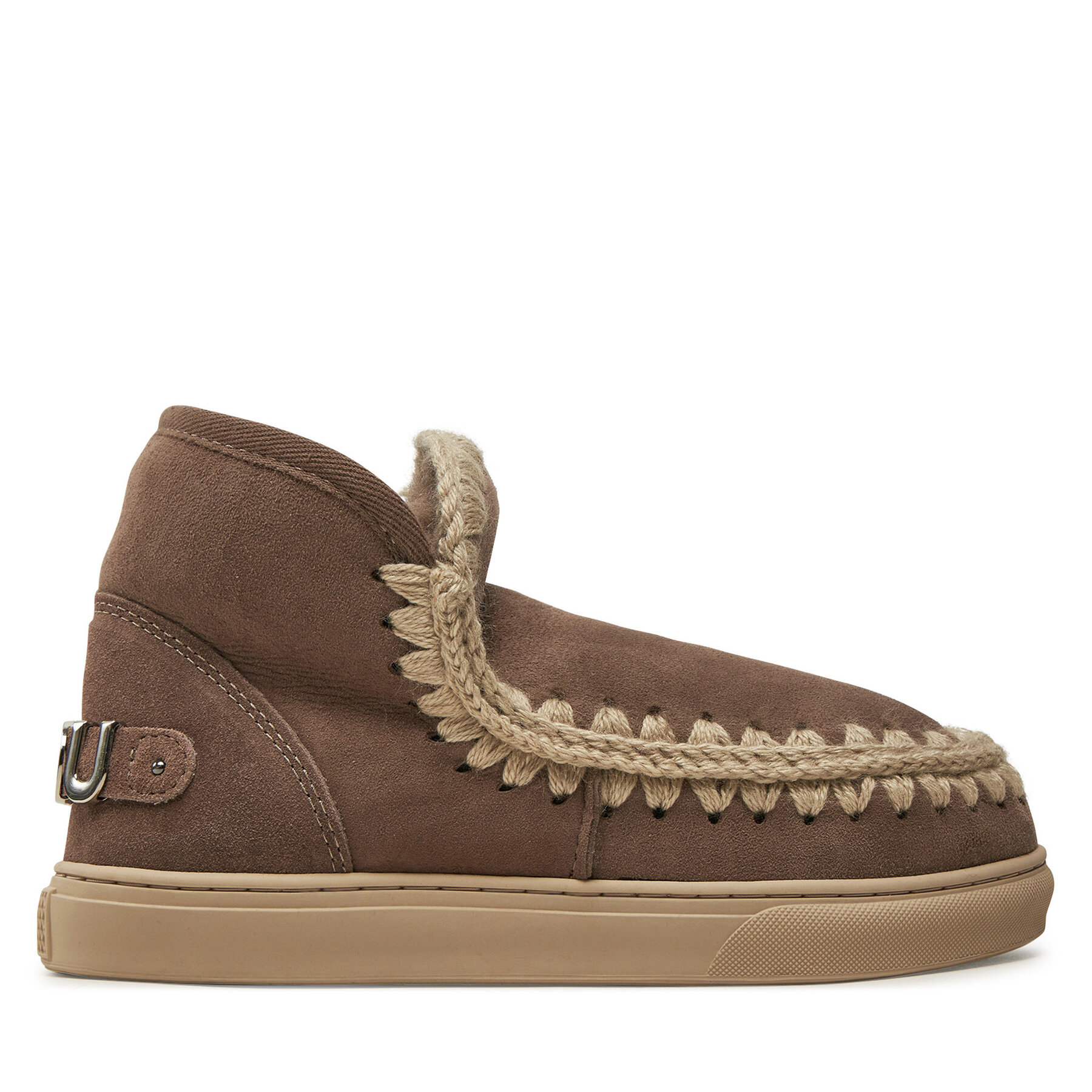 Snehule Mou Eskimo Sneaker Big Metal Logo FW111008A Hnedá