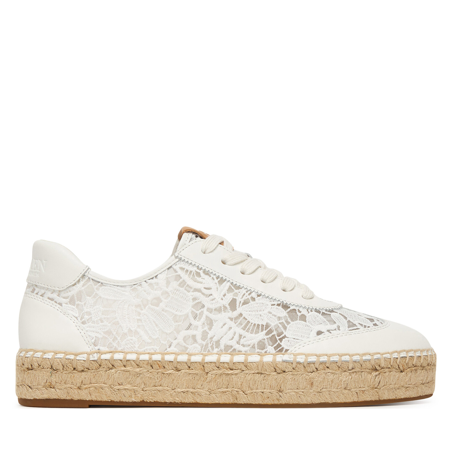 Espadrilky LAUREN RALPH LAUREN 802P10496001 Biela
