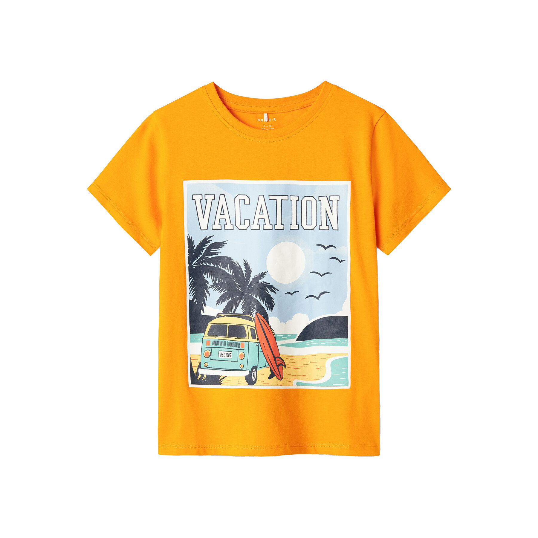 NAME IT NAME IT T-Shirt Zelo 13239199 Κίτρινο Standard Fit