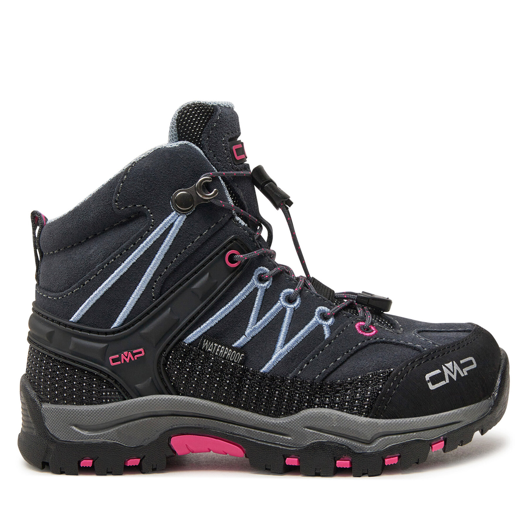 Туристически CMP Kids Rigel Mid Trekking Shoes Wp 3Q12944 Черен