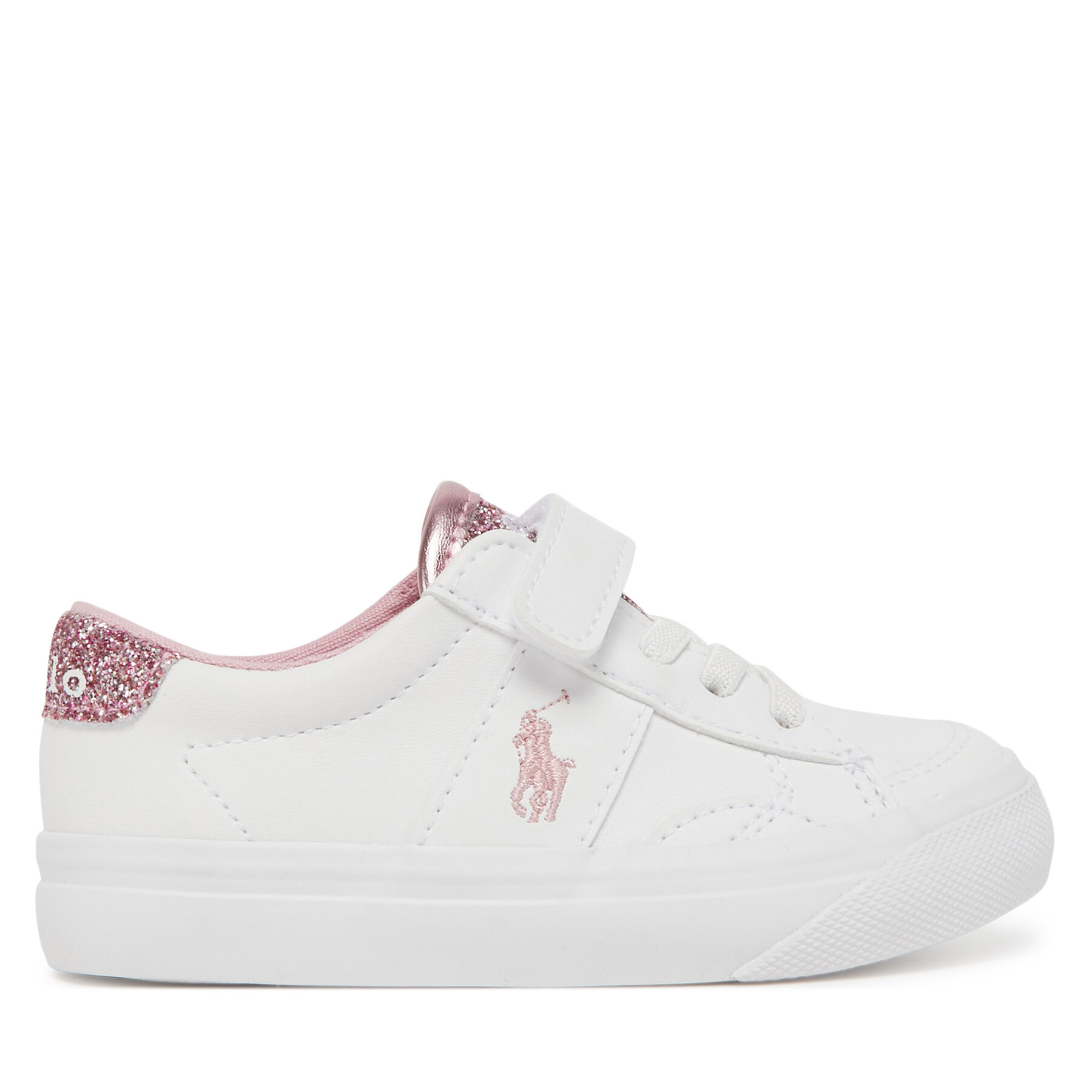 Sneakersy Polo Ralph Lauren Ryley Ps RL00978110 Biela