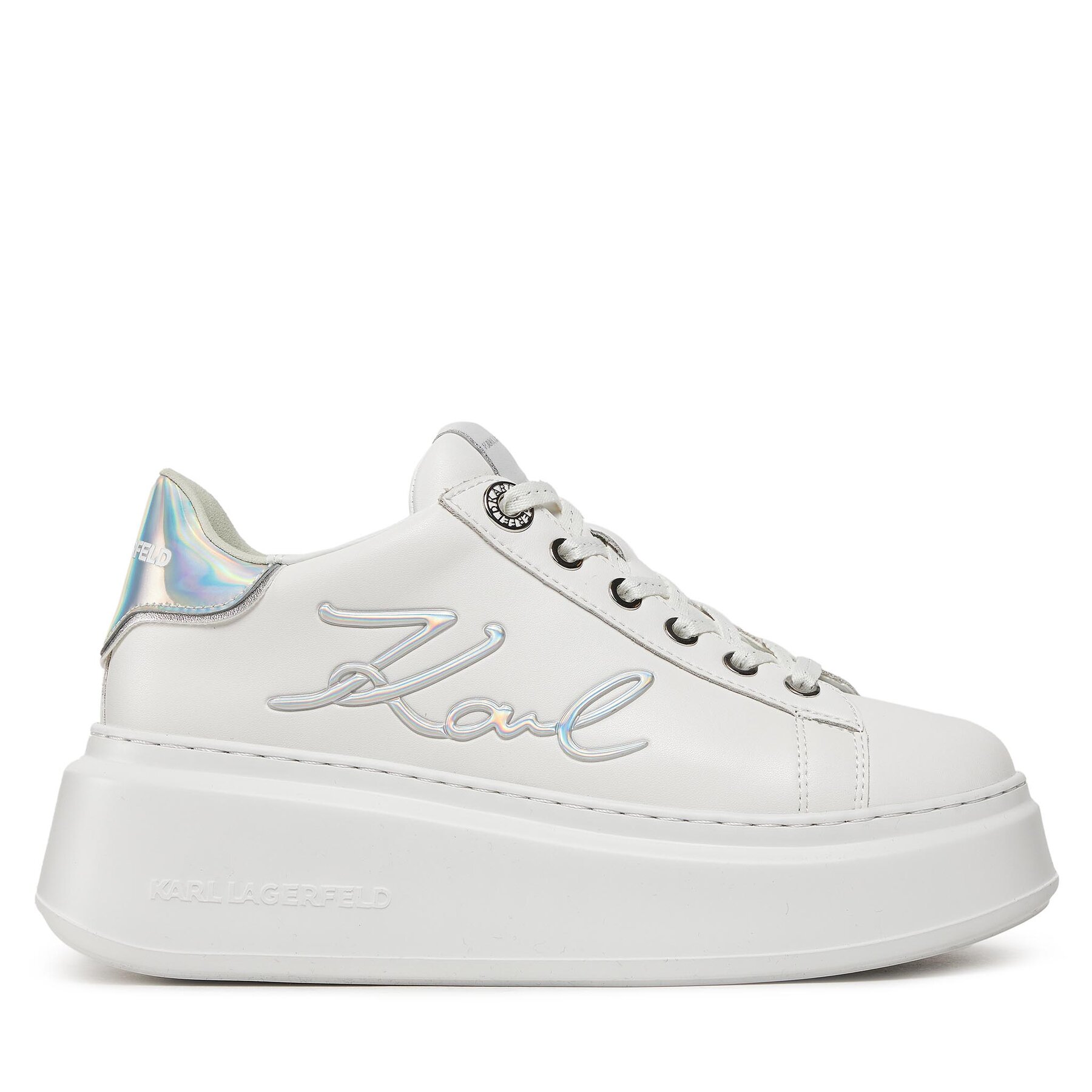 Sneakersy KARL LAGERFELD KL63510A Biela