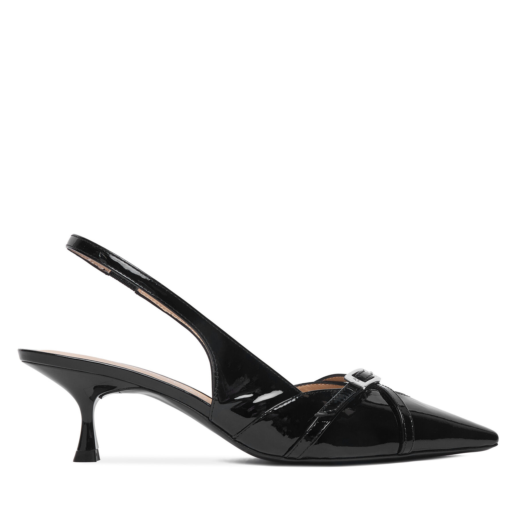 Salonarji Stuart Weitzman Georgie Slingback 50 SM977 Črna
