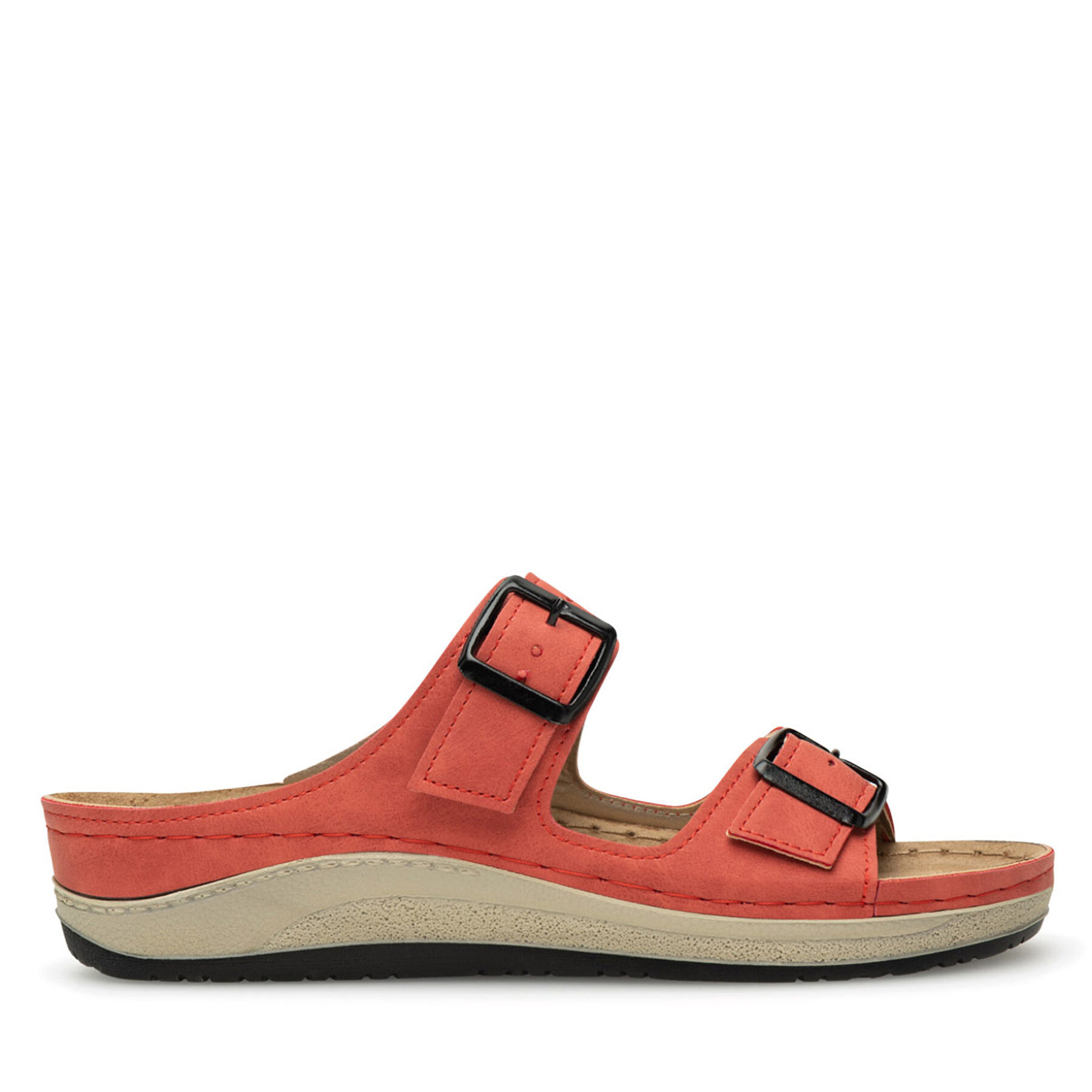 Damen Pantoletten Inblu, Schuhgröße 39, Rot, PF030100