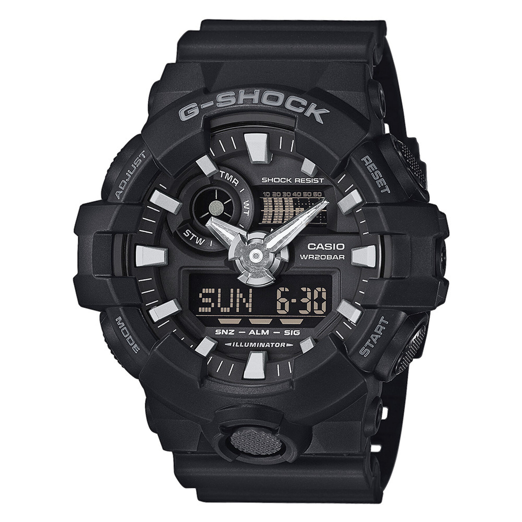 

Годинник G-Shock GA-700-1BER Black/Black, Чорний