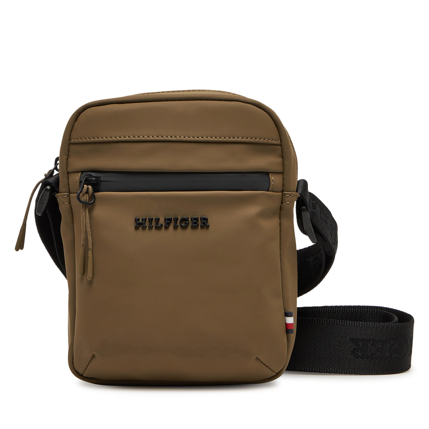 Válltáska Tommy Hilfiger Th Tpu Mini Reporter AM0AM13498 Barna