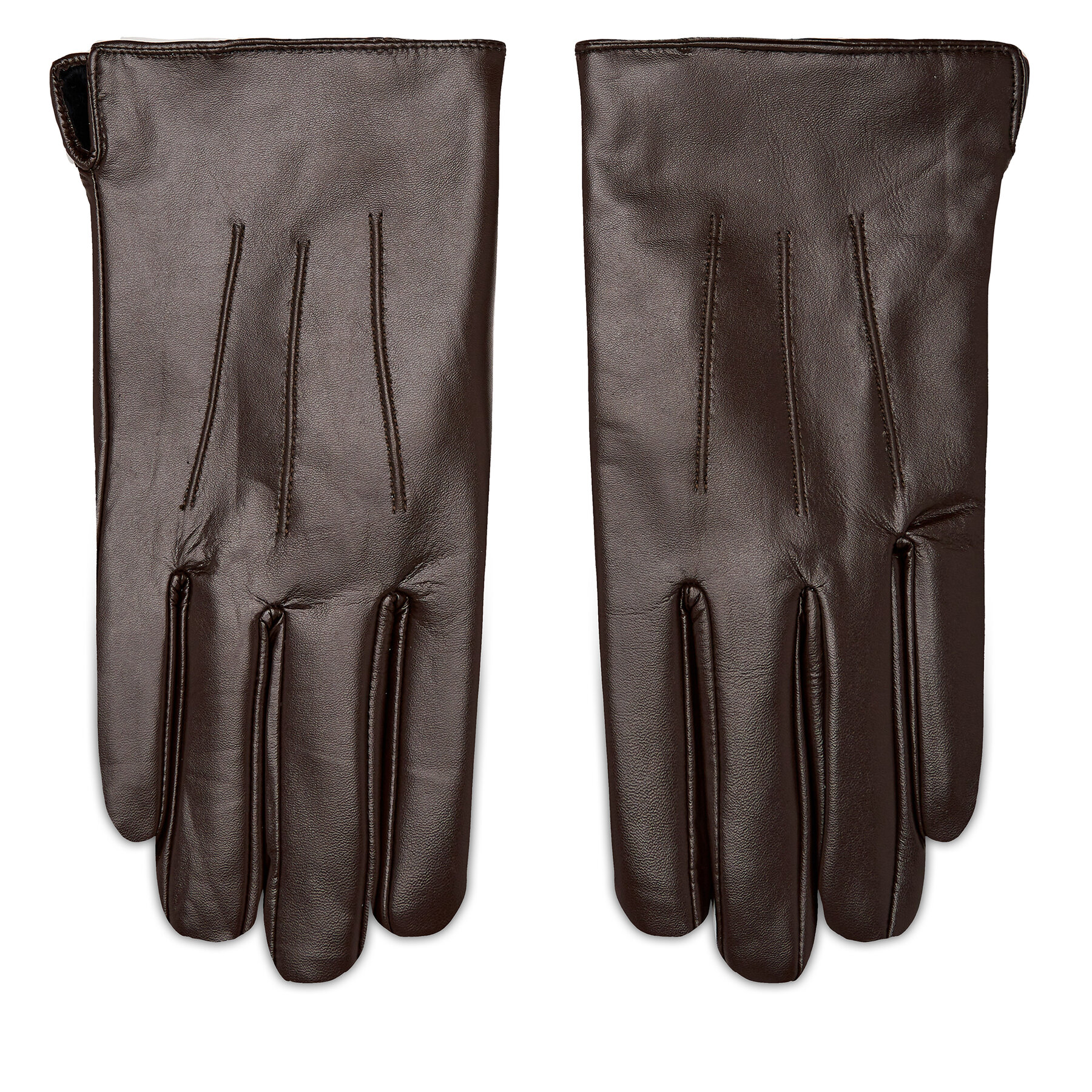 Guantes de hombre Semi Line P8259-6-L Marrón