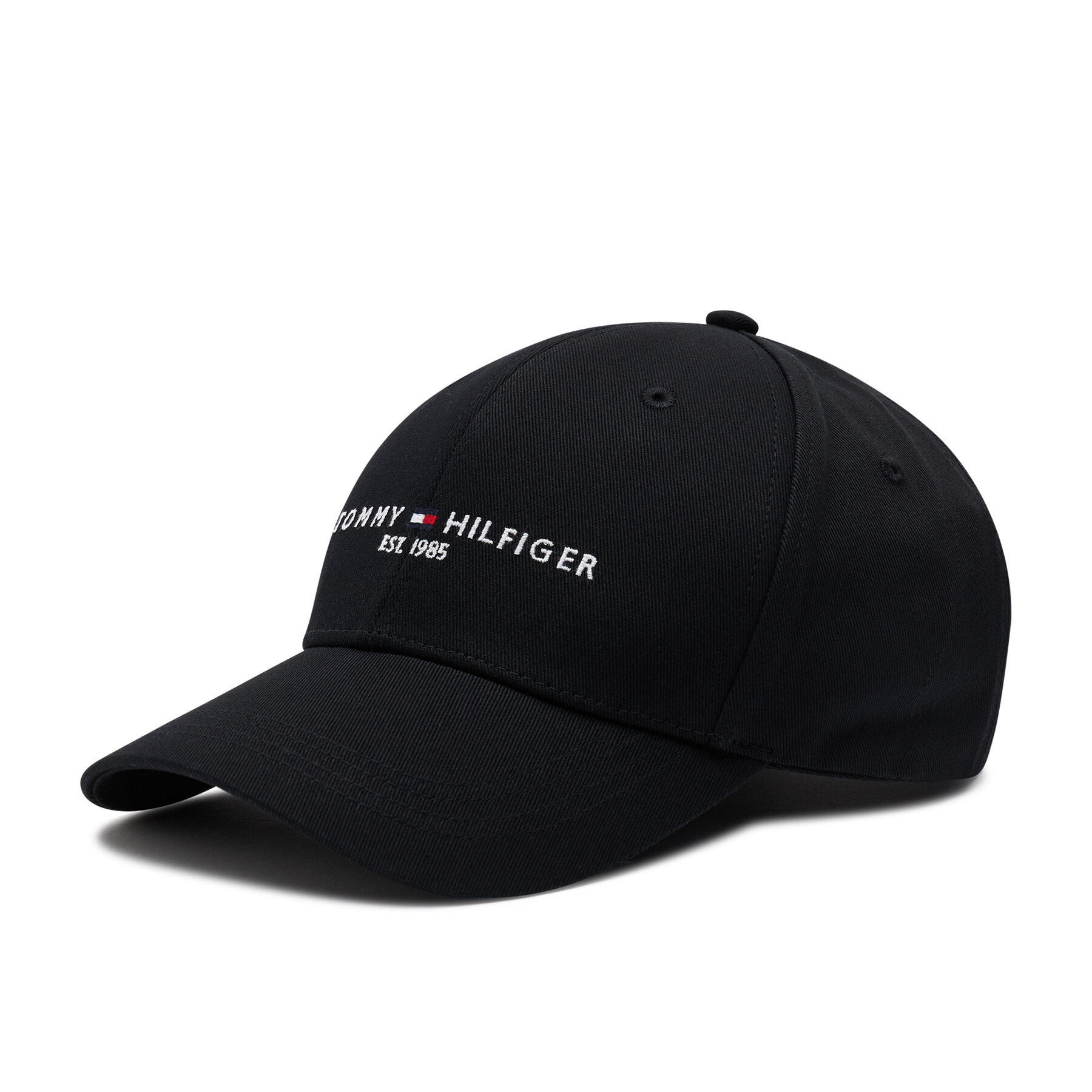 Cepure ar nagu Tommy Hilfiger Th Established Cap AM0AM07352 Melns