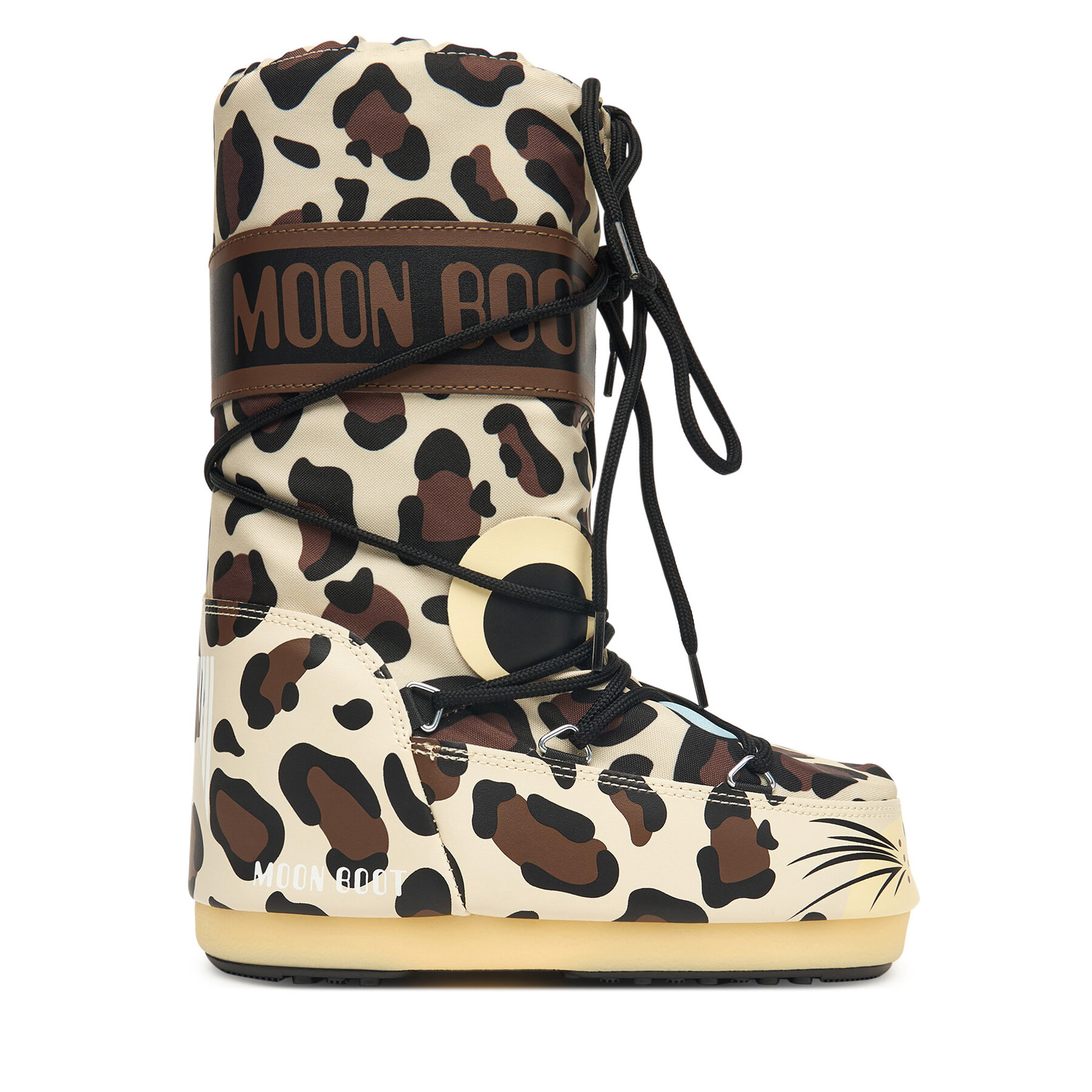 Cizme de zăpadă Moon Boot Mb Icon Animal 80D3400300 Maro