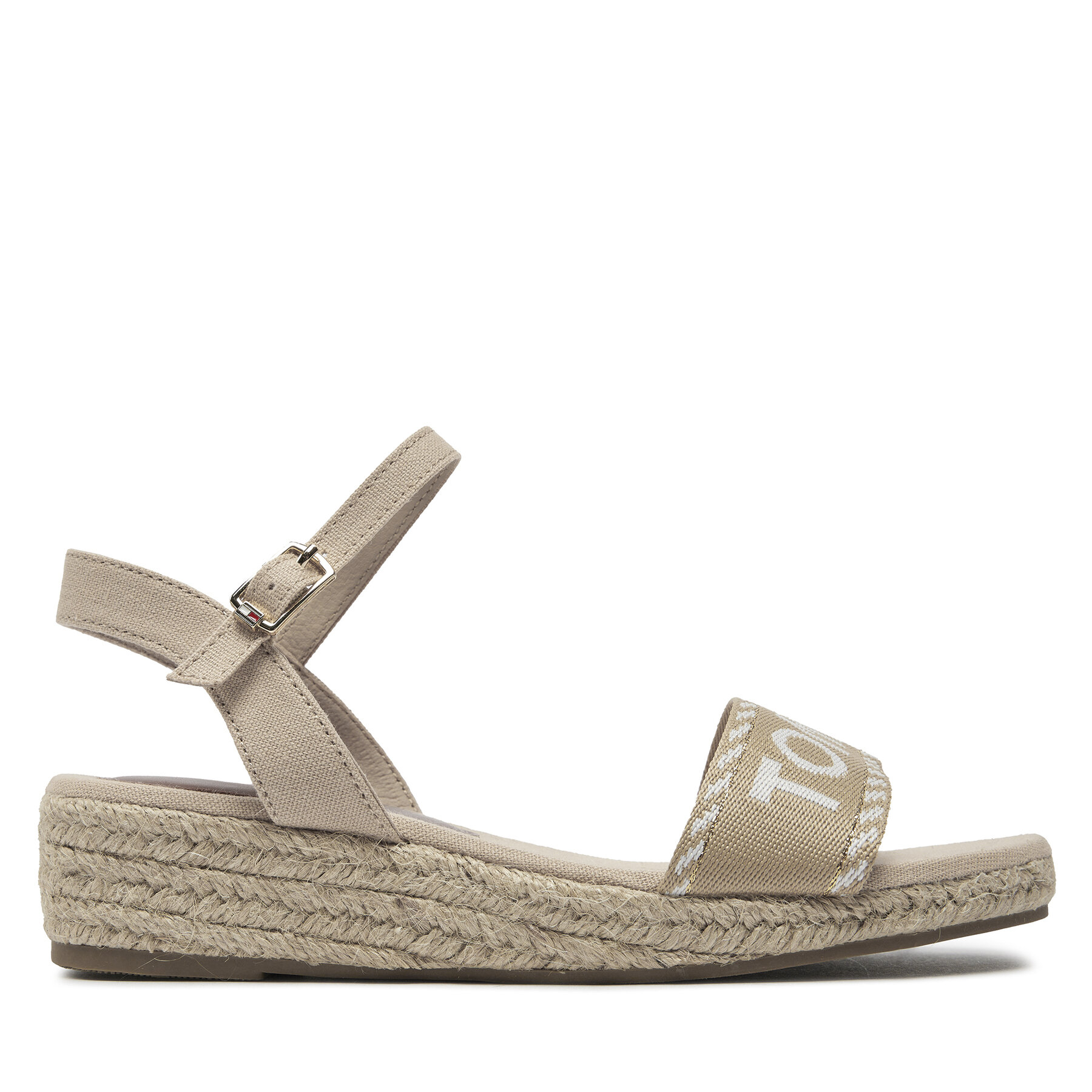 Espadrilles Tommy Hilfiger Rope Wedge Sandal T3A7-33287-0890 S Bézs