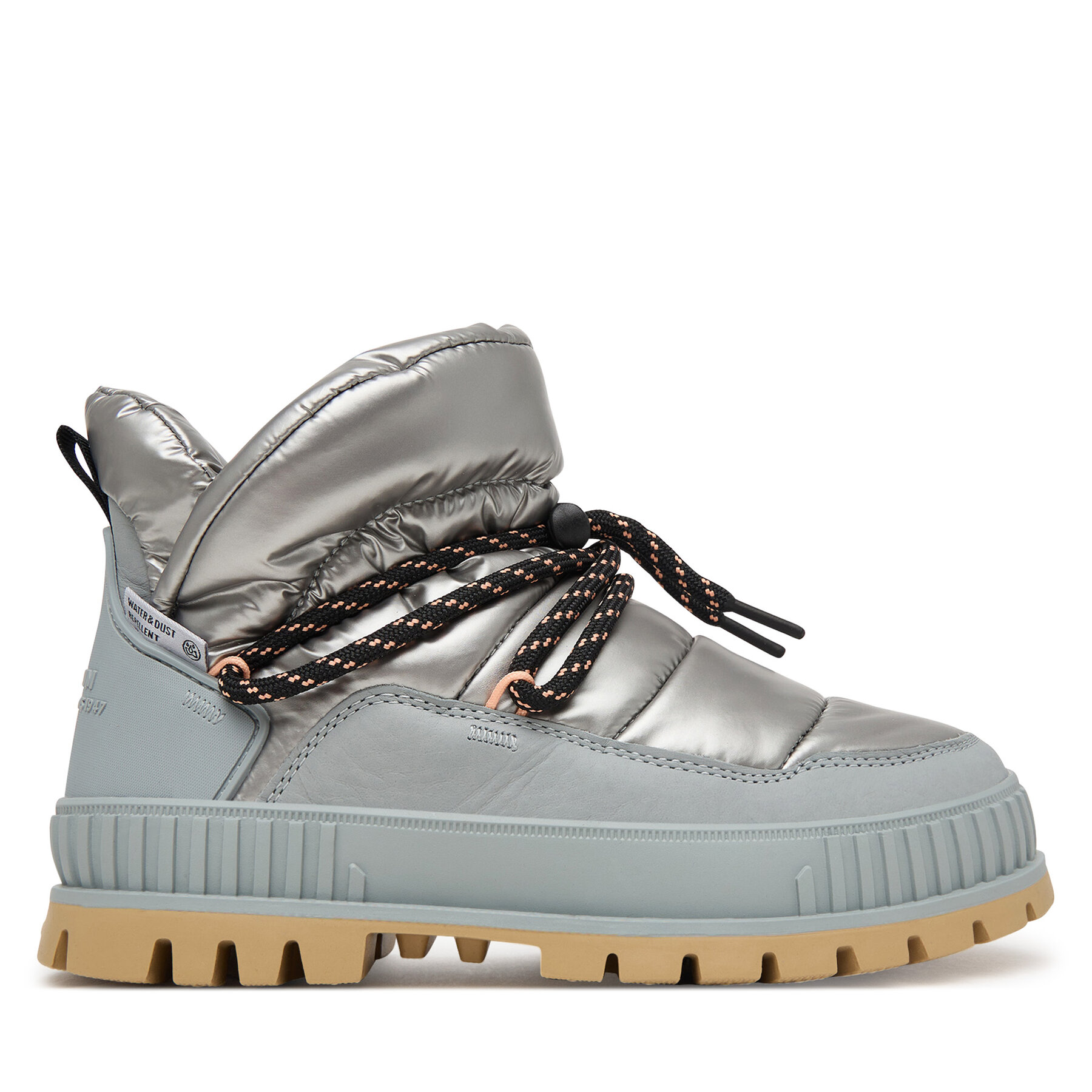 Čizme za snijeg Palladium Pallashock Nyl Hiver 99564-073-M Srebrna