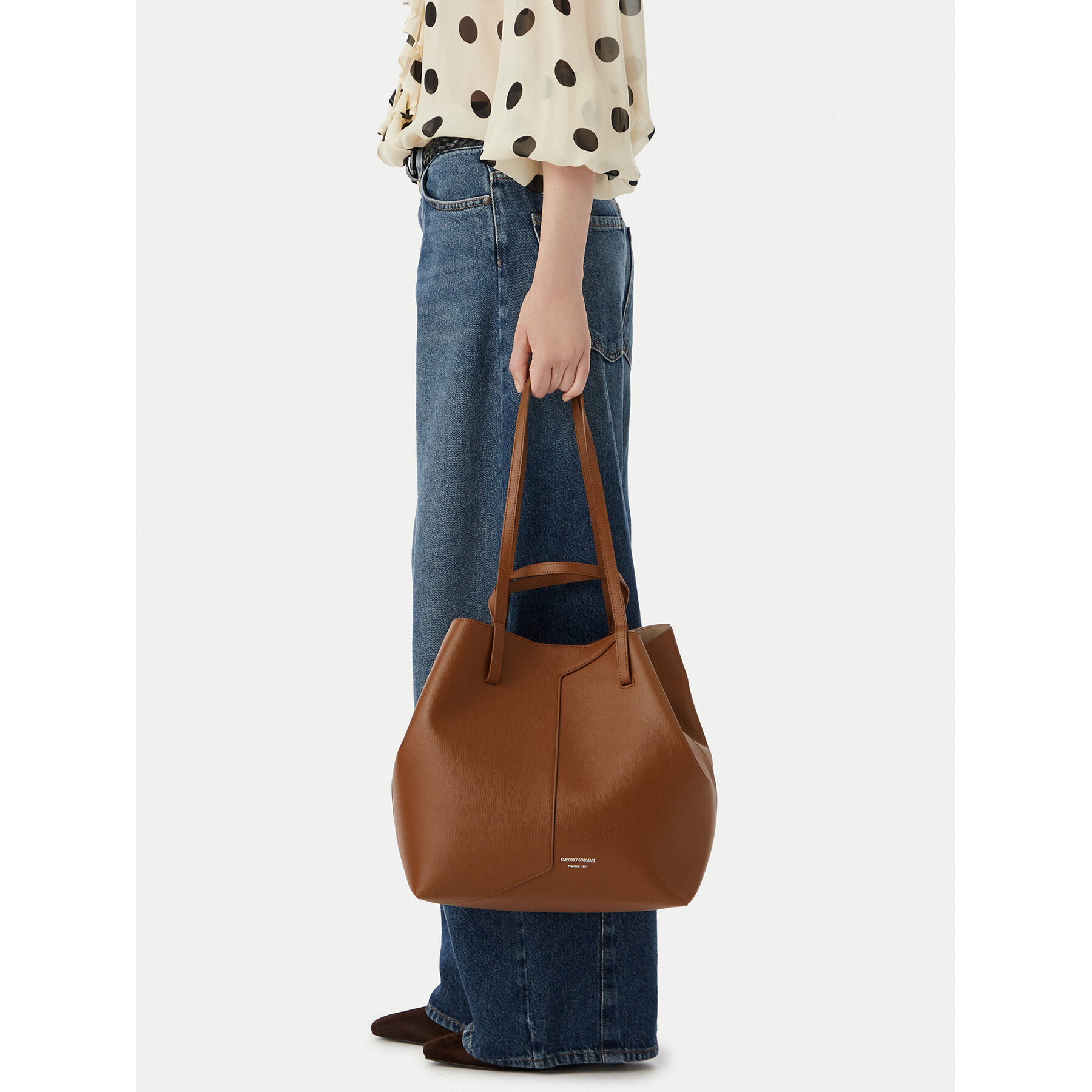 Geantă Emporio Armani EW005668 AF29459 Maro