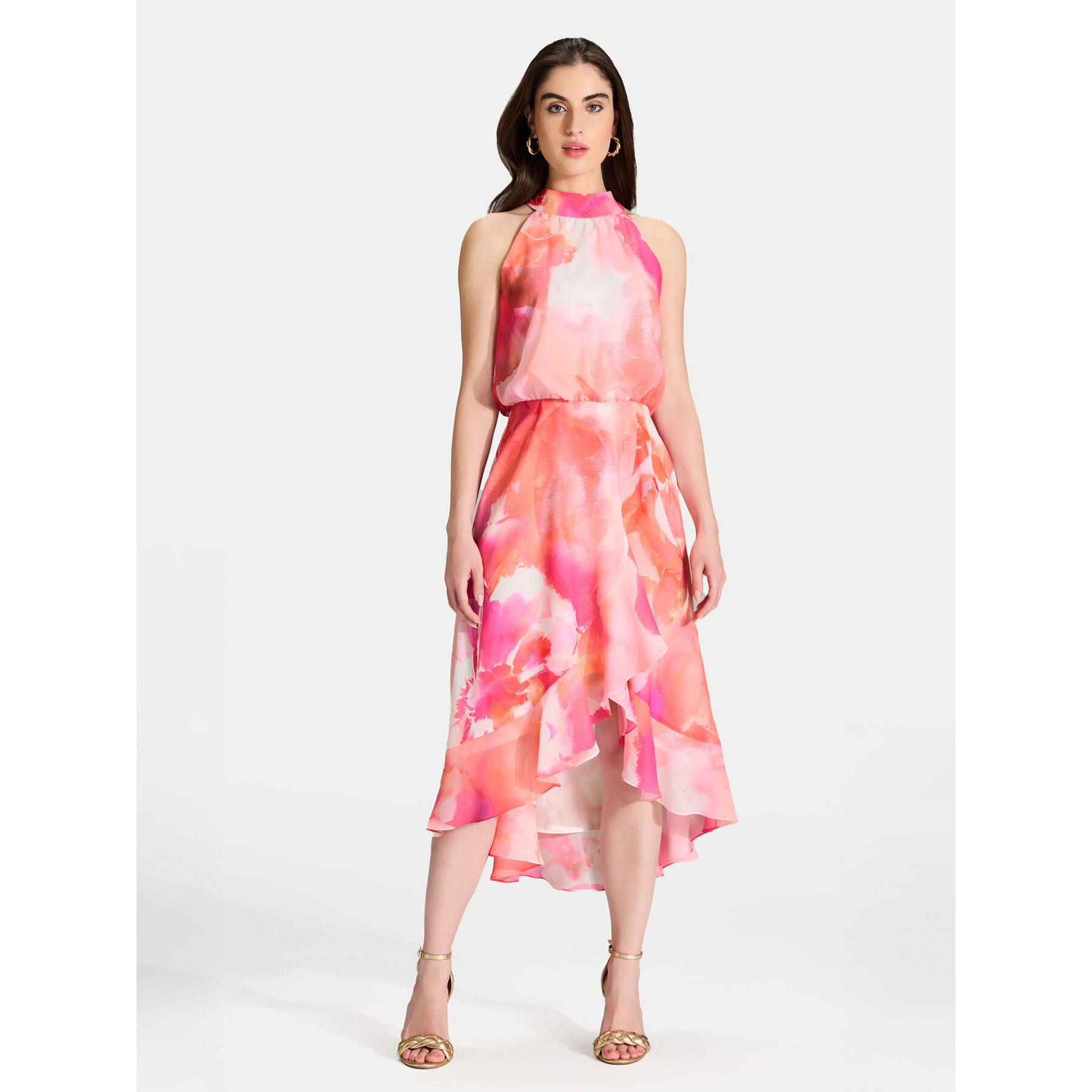 Swing Coctailkleid 5AI18500 Rosa Regular Fit