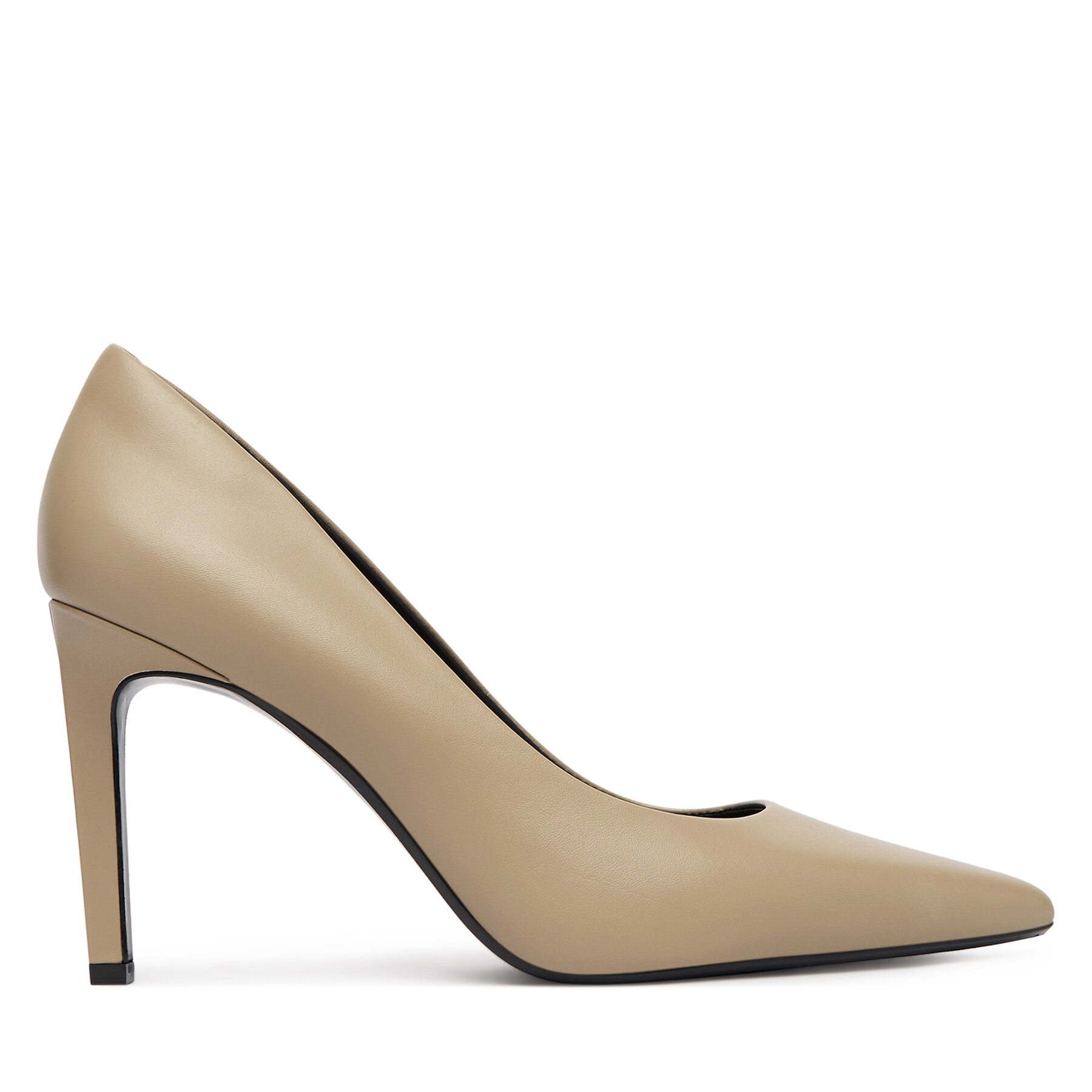 Čevlji z visoko peto Calvin Klein Ess Stiletto 90 HW0HW02608 Bež