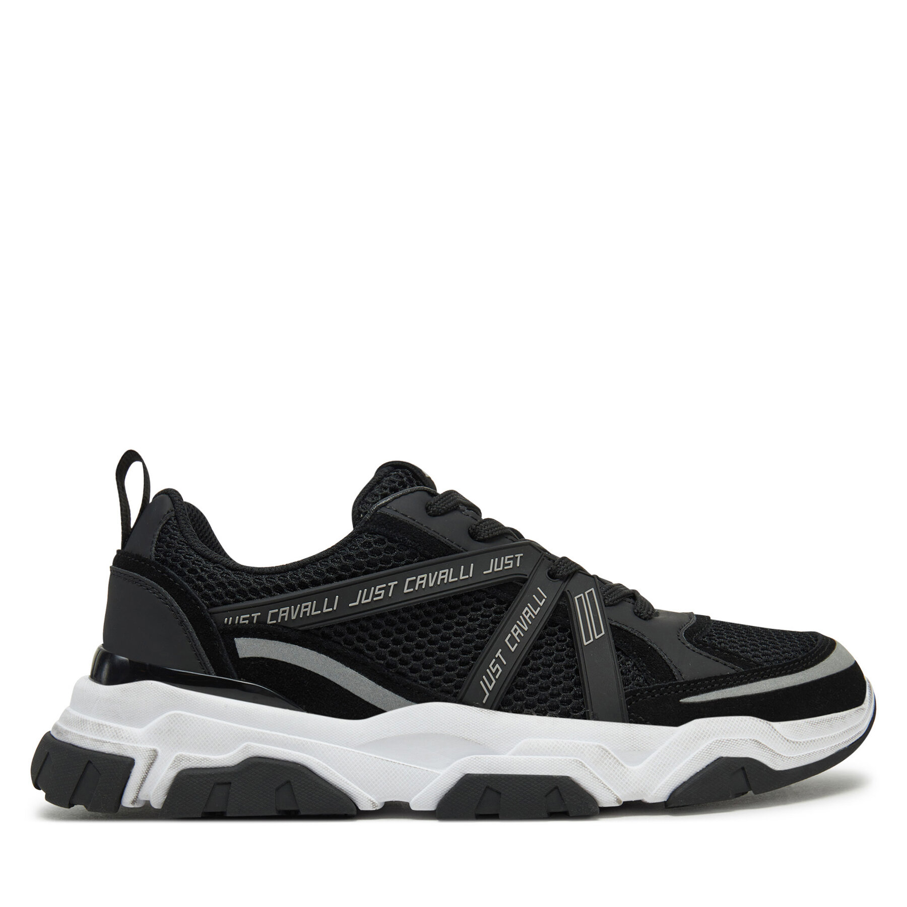 Sneakersy Just Cavalli 78QA3SH5 ZSC48 Čierna