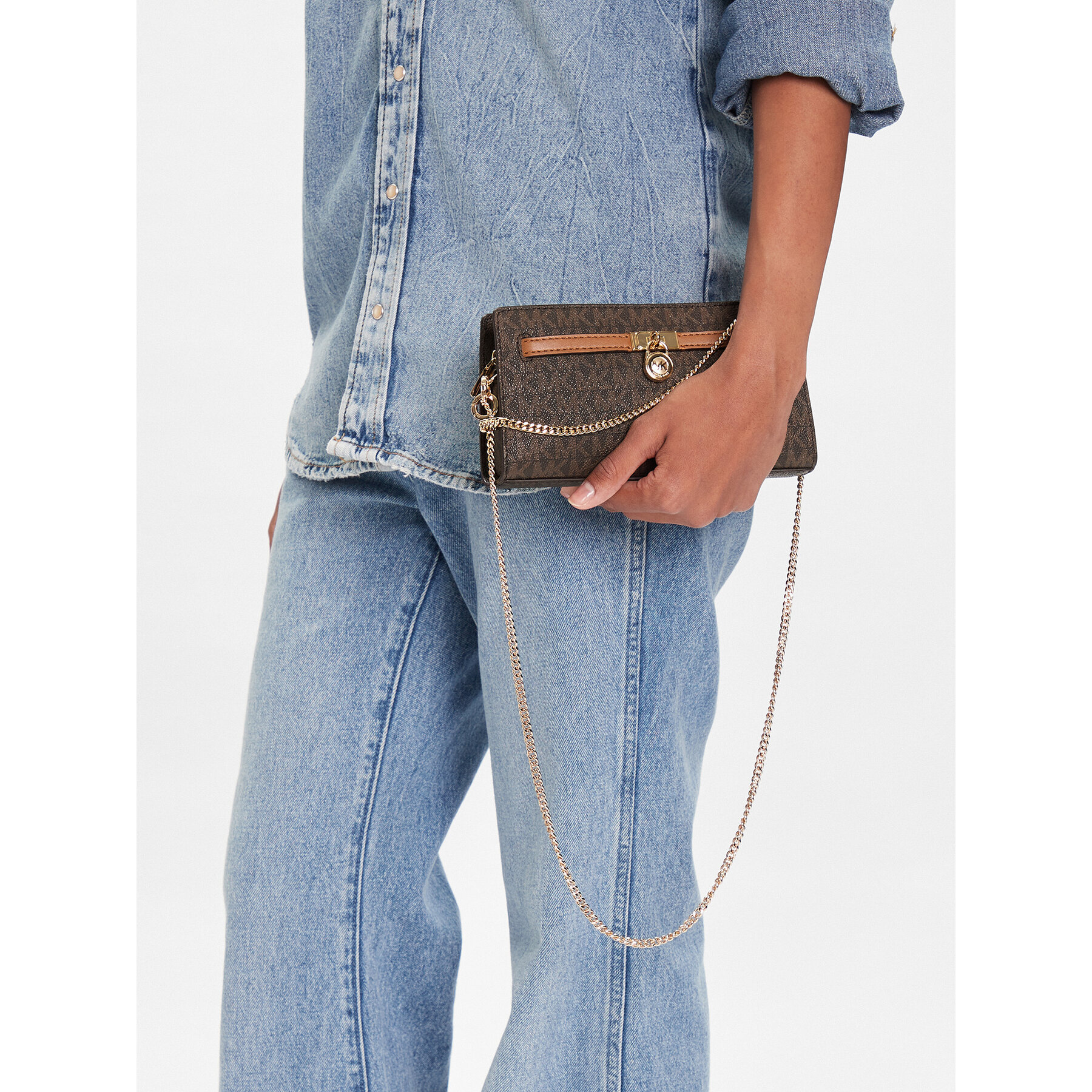 Τσάντα MICHAEL Michael Kors 32F5GNXC0B Καφέ