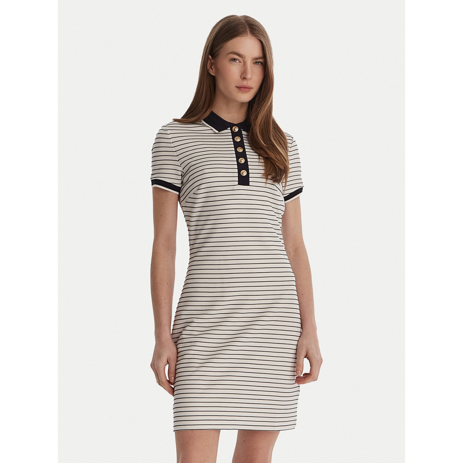 Guess Kleid für den Alltag W6GK14 K2948 Weiß Regular Fit