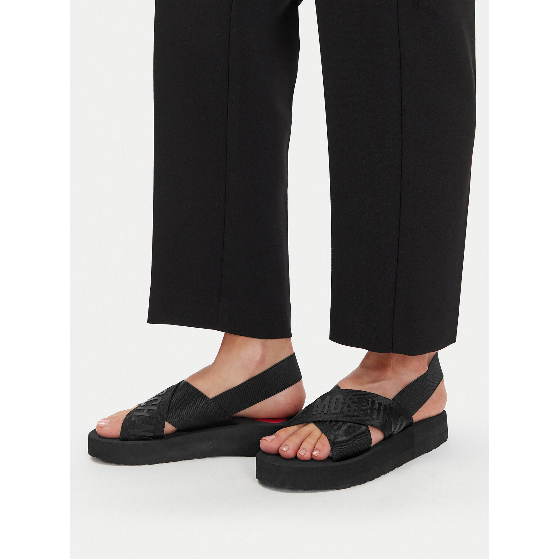 Sandale LOVE MOSCHINO JA16214G0MIX4000 Negru