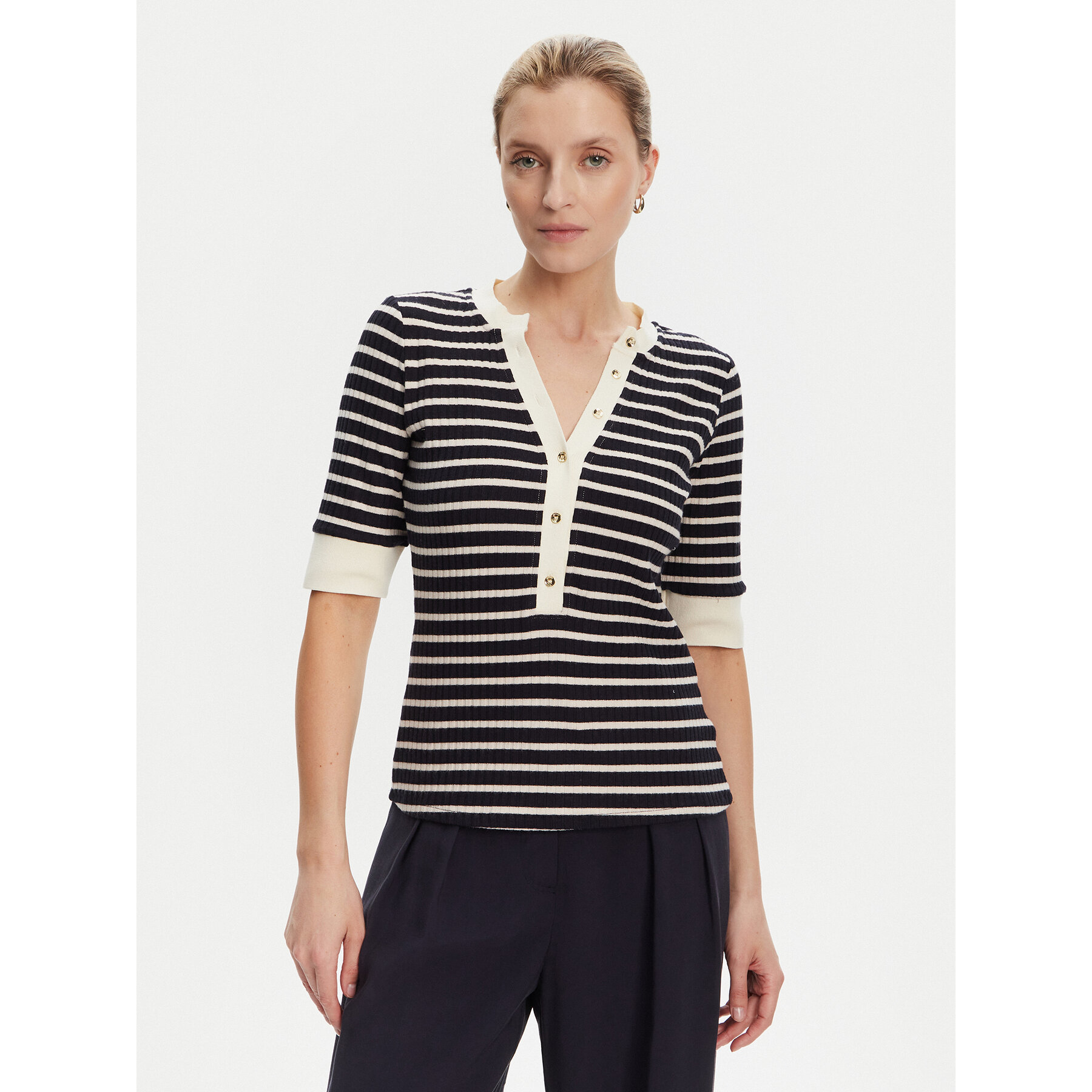 Guess Polo W5YP20 KCZ82 Tamnoplava Regular Fit