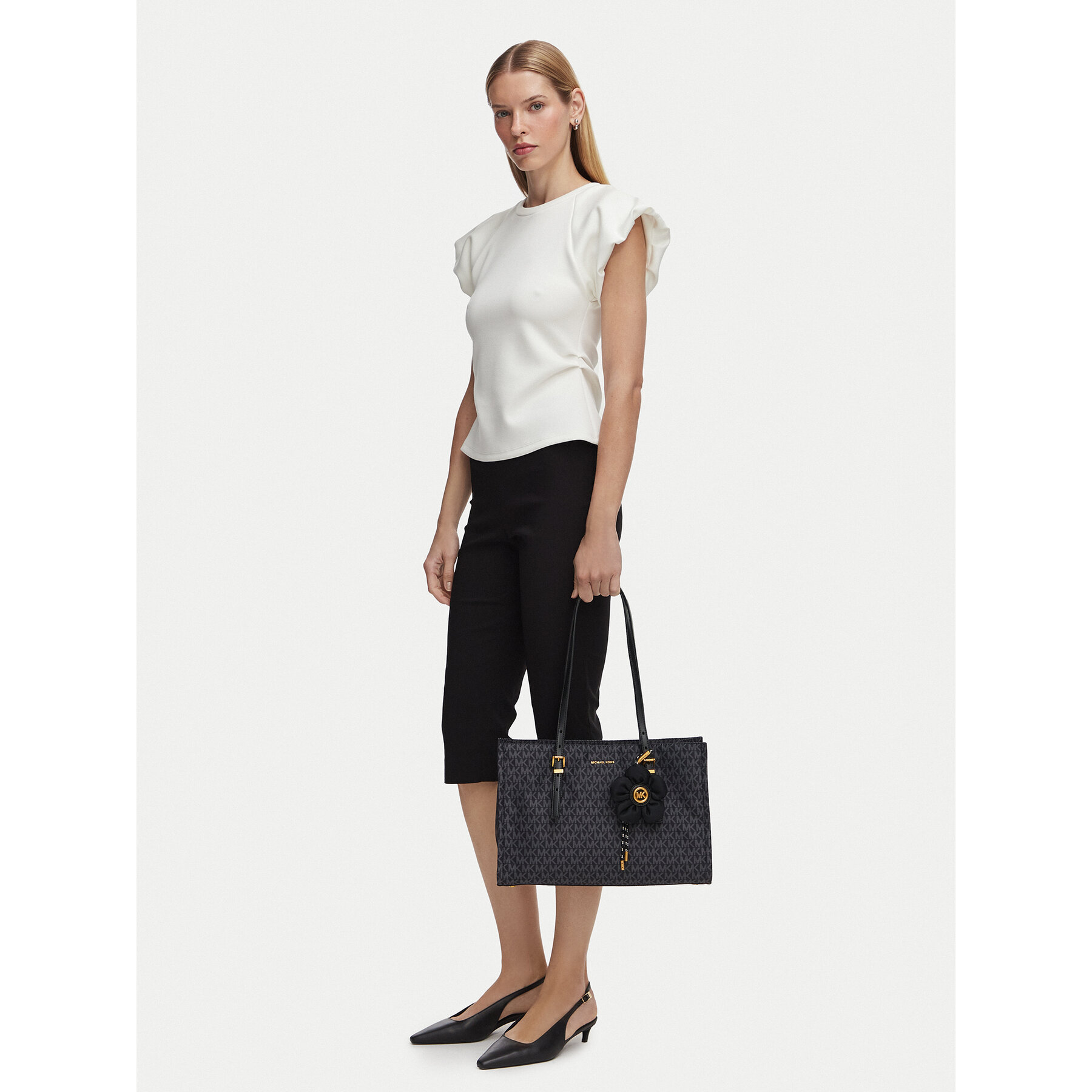 Geantă MICHAEL Michael Kors 30T6A6ZT8C Negru