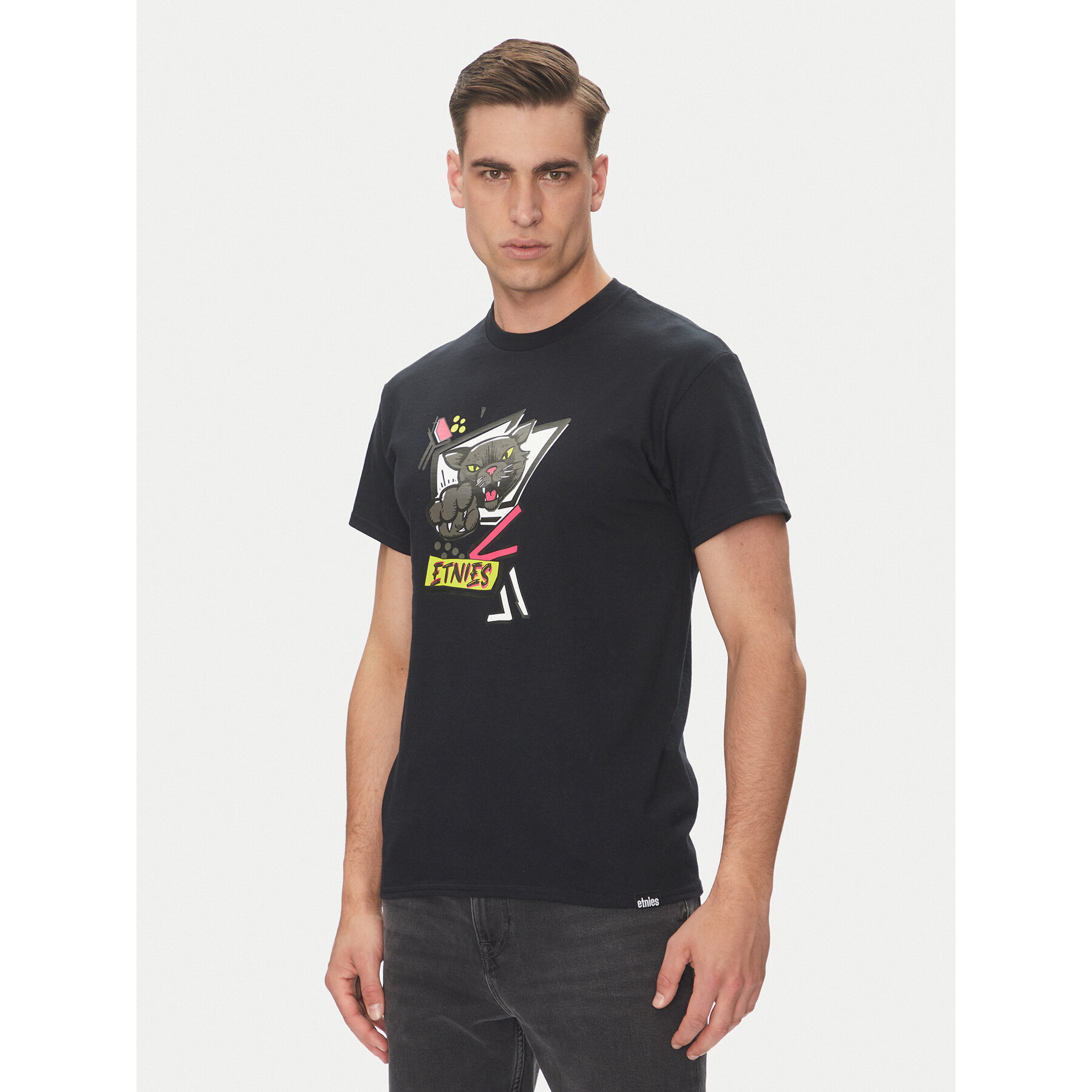 Etnies Etnies T-Shirt Puma 4130004126 Μαύρο Regular Fit