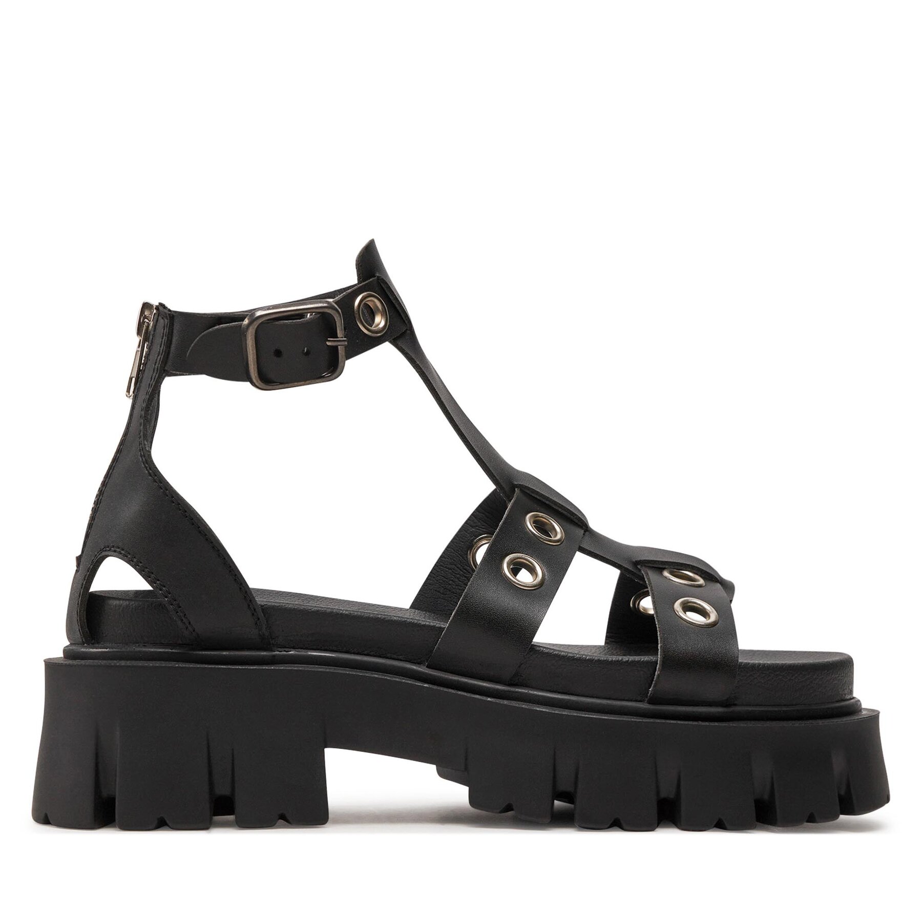 Sandalias Altercore Leyla Vegan Negro
