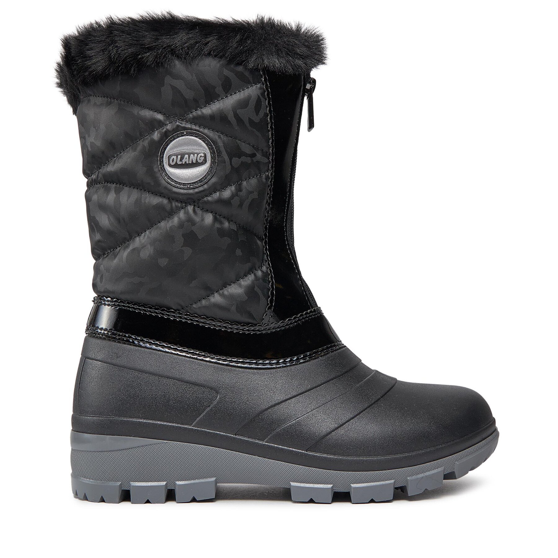 Damen Schneeschuhe Olang, Schuhgröße 39_40, Schwarz, Nancy Camouflage