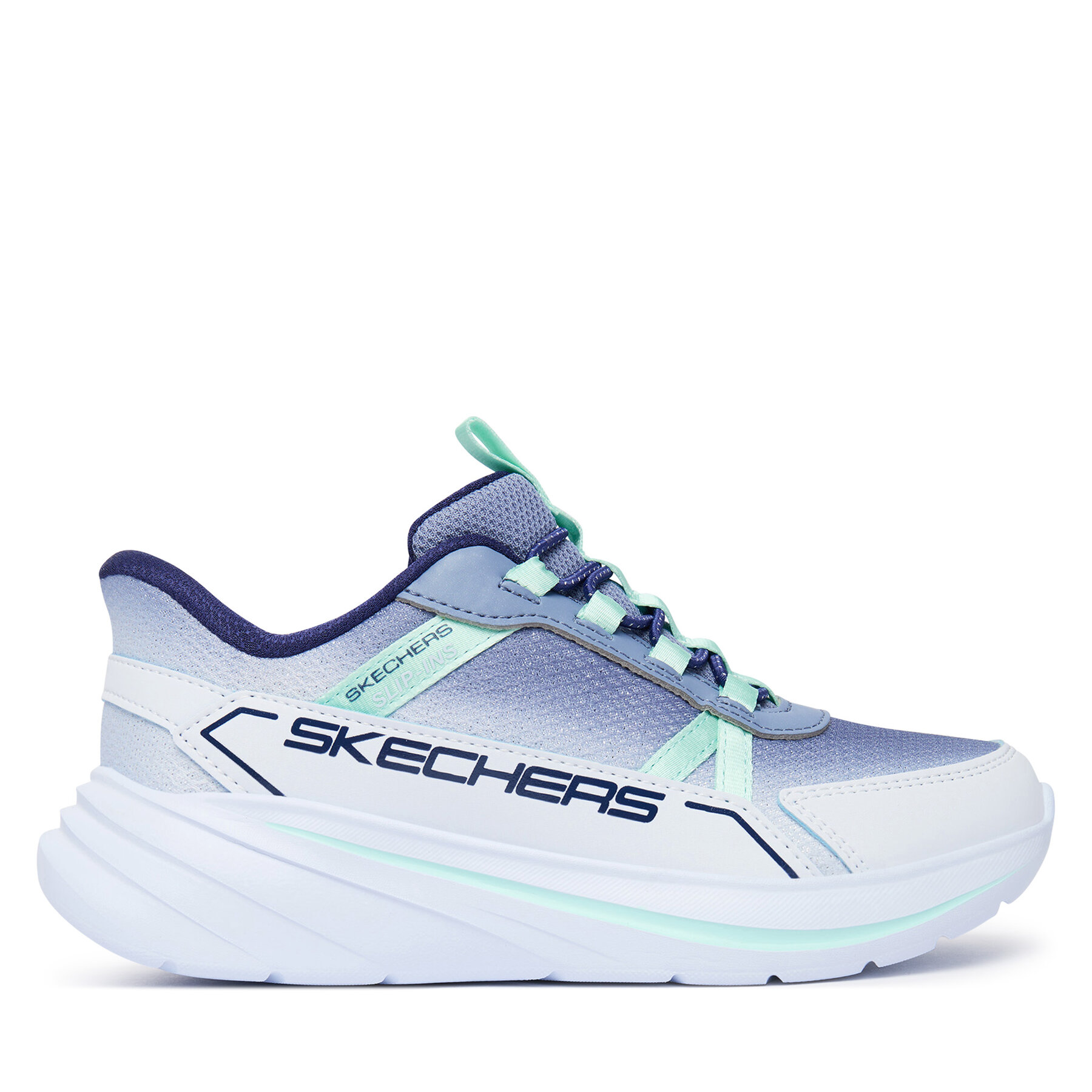 Sneakersy Skechers Wave 92 - Sparkle Sprint 304053L/LBMT Sivá