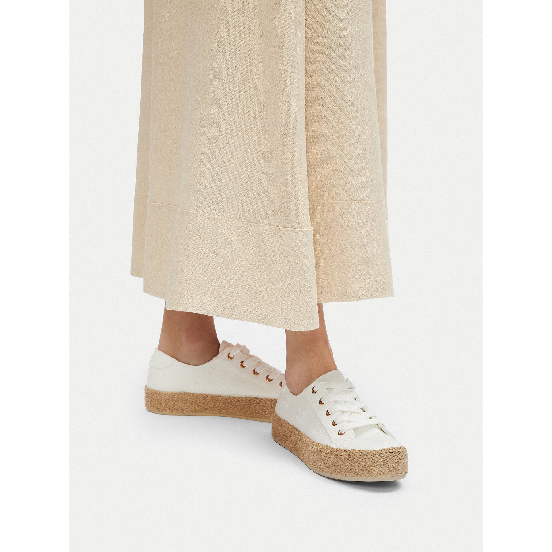 Espadrilky JENNY EMMA WSK1576-05 Biela