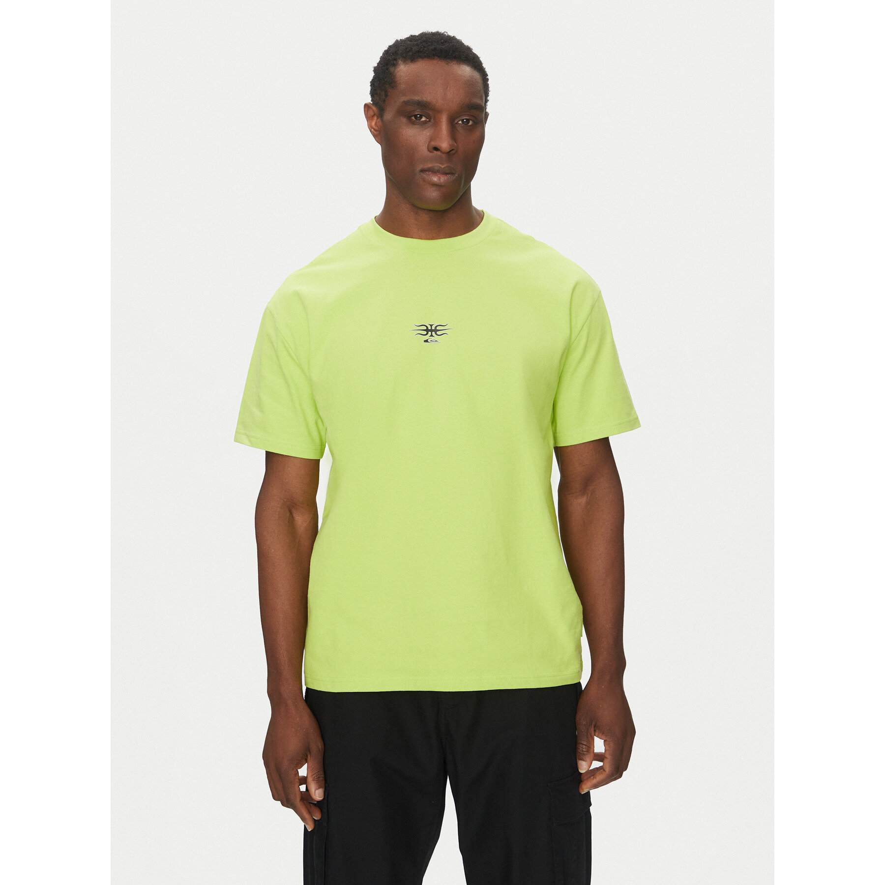 Quiksilver Majica EQYZT08017 Zelena Regular Fit