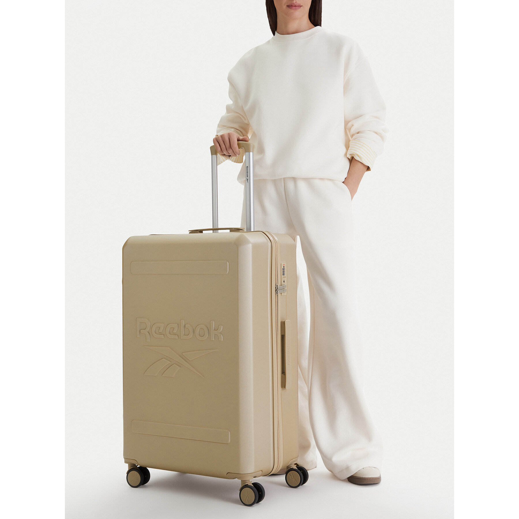 Valigia grande Reebok CEO-RBK-WAL-023-CCC-L Oro
