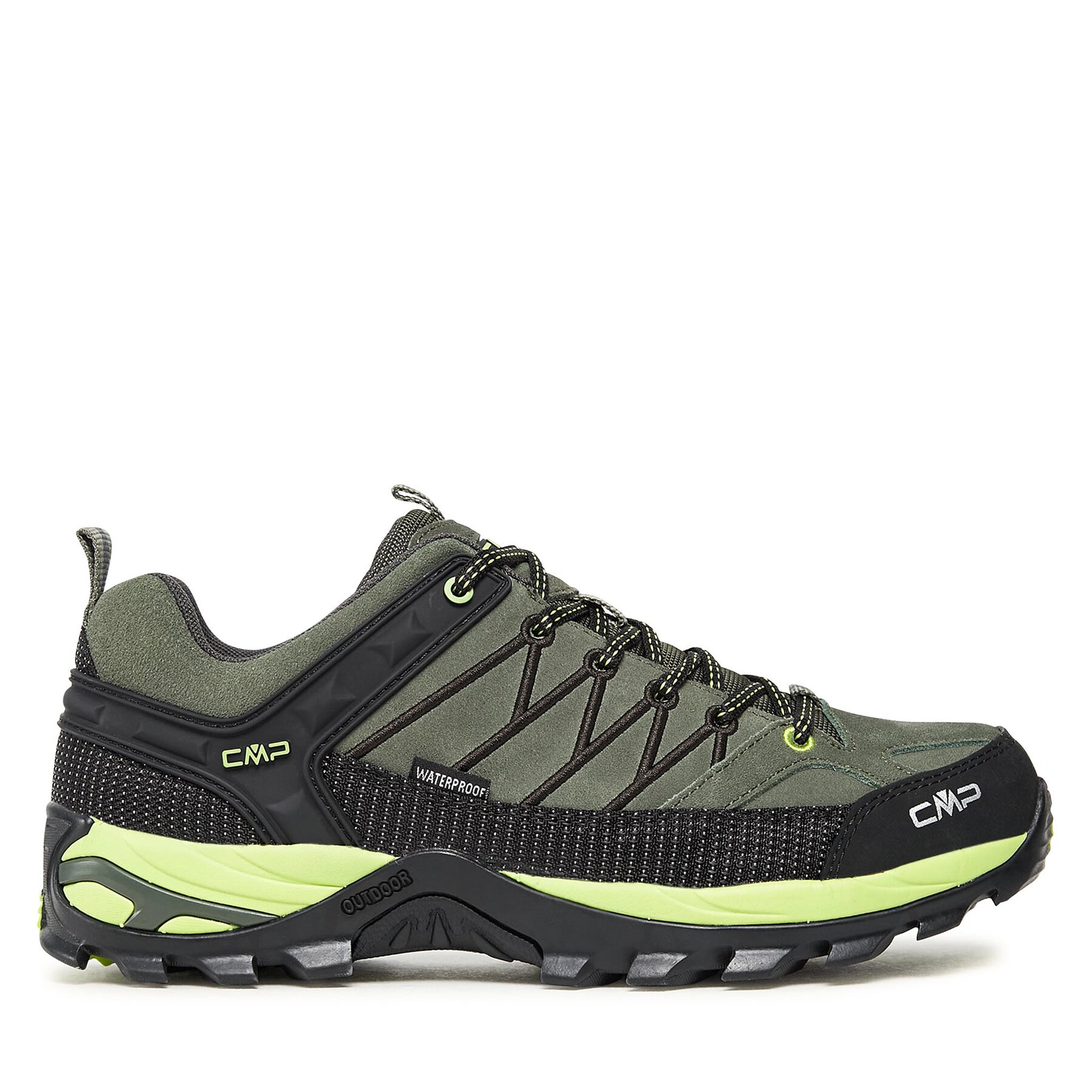 CMP Παπούτσια πεζοπορίας CMP Rigel Low Trekking Shoes Wp 3Q13247 Πράσινο