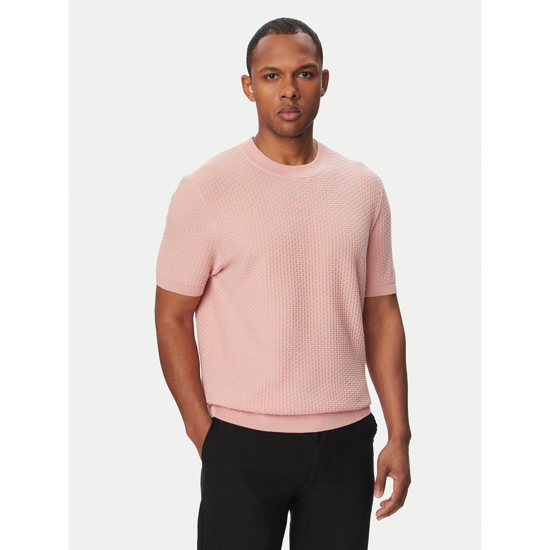 BOSS Sweater H-Nilton 50560468 Rózsaszín Regular Fit