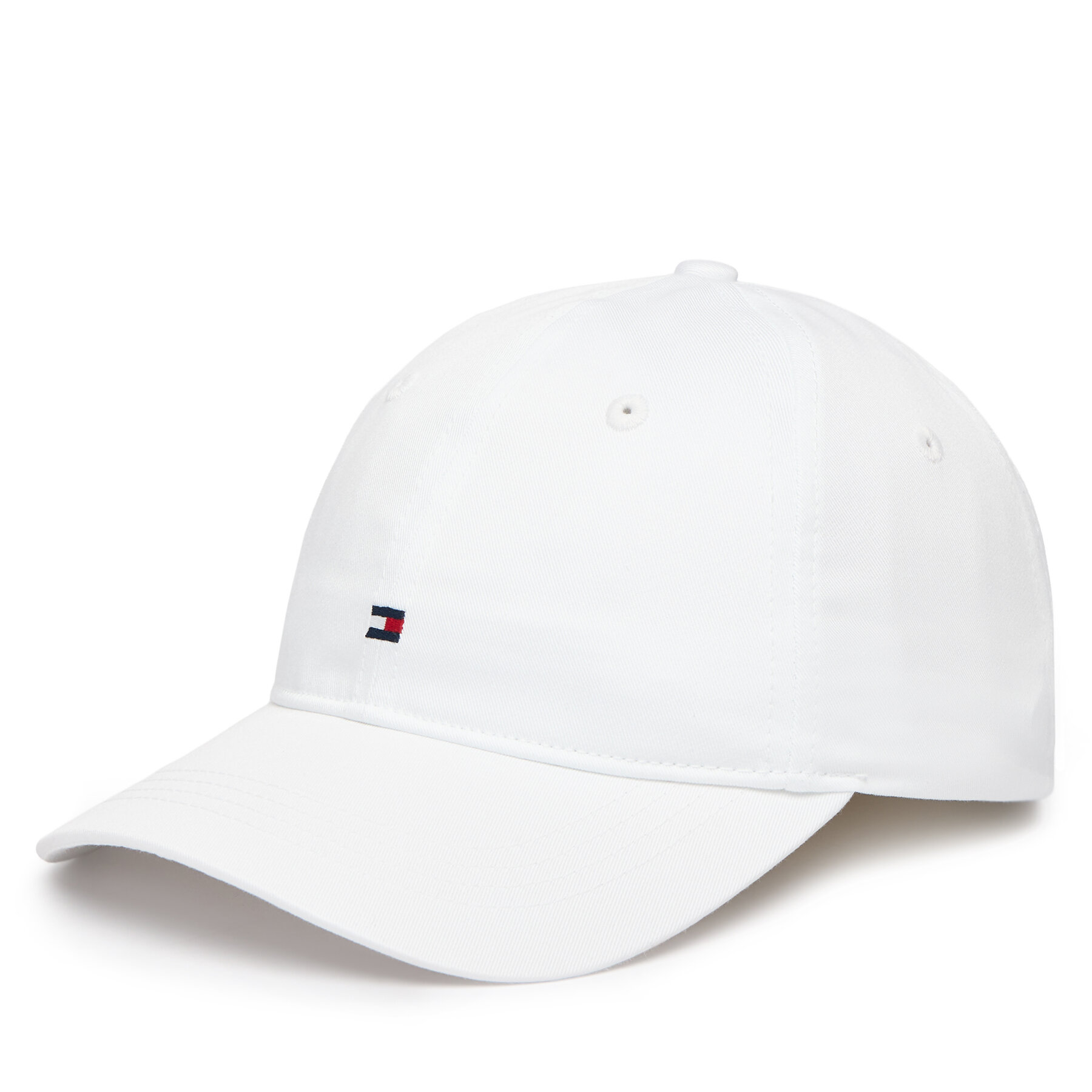 Šiltovka Tommy Hilfiger Th Flag Soft 6 Panel Cap AW0AW17781 Biela