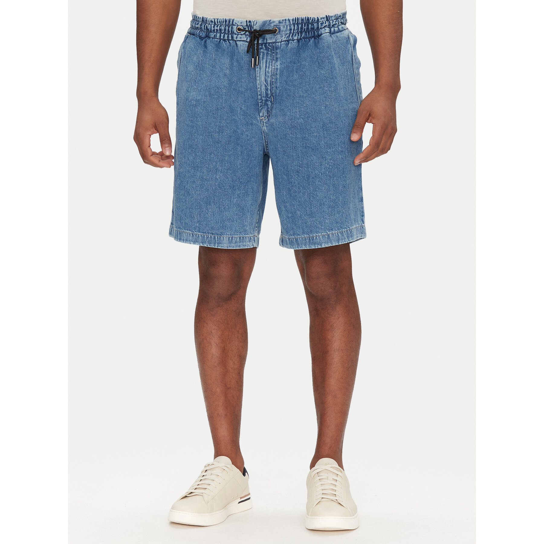 BOSS Jeansshorts 50537804 Blau Relaxed Fit