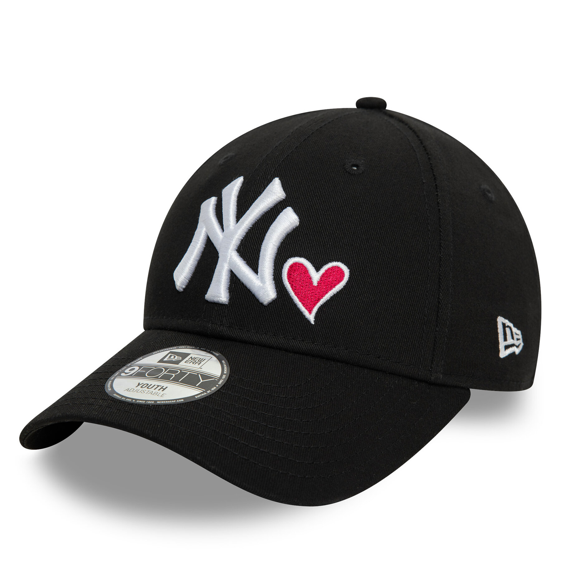 Dziecięca Czapka z daszkiem New Era Czarny Jr Icon 9FORTY New York Yankees 60565278