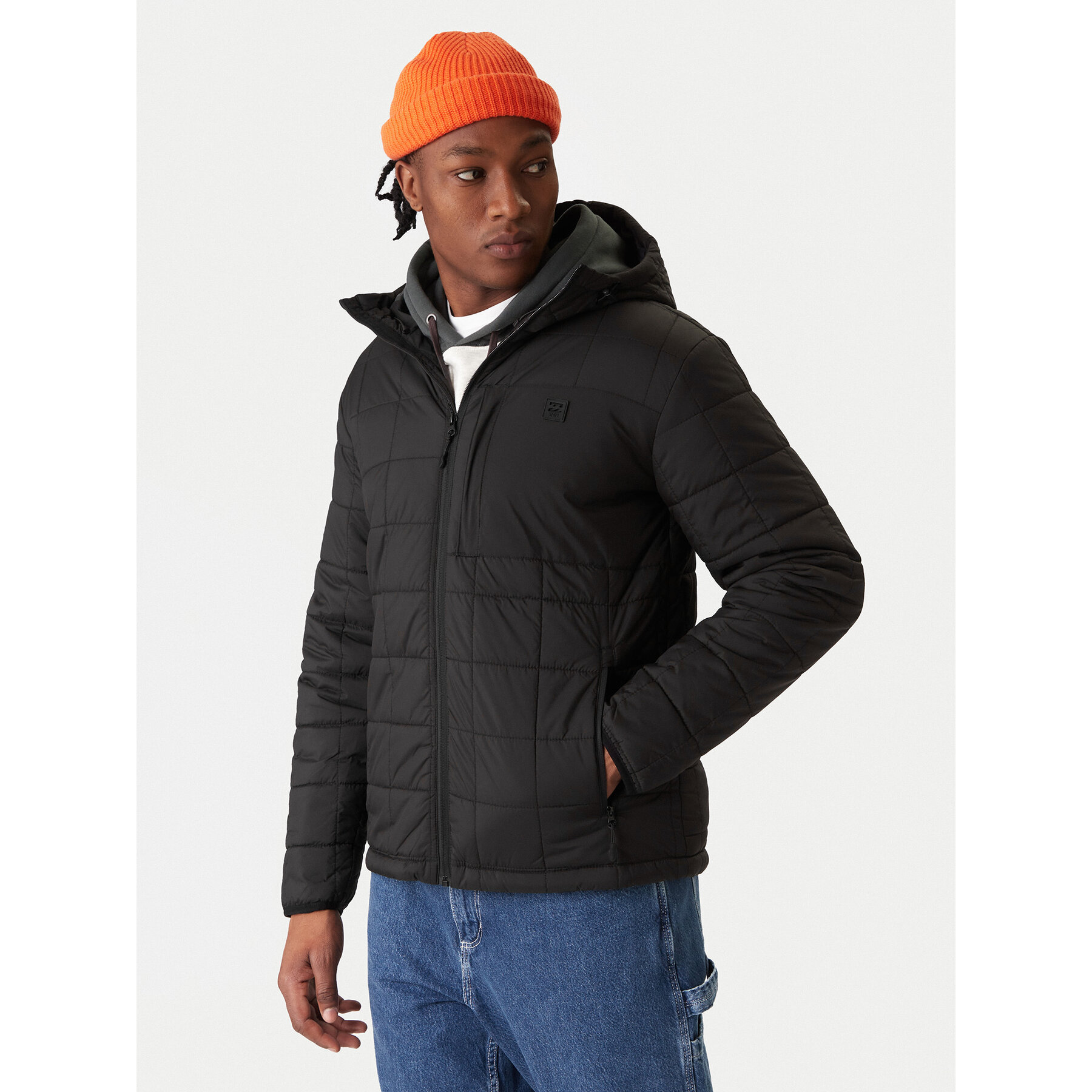 Billabong Übergangsjacke Journey Puffer ABYJK00162 Schwarz Regular Fit