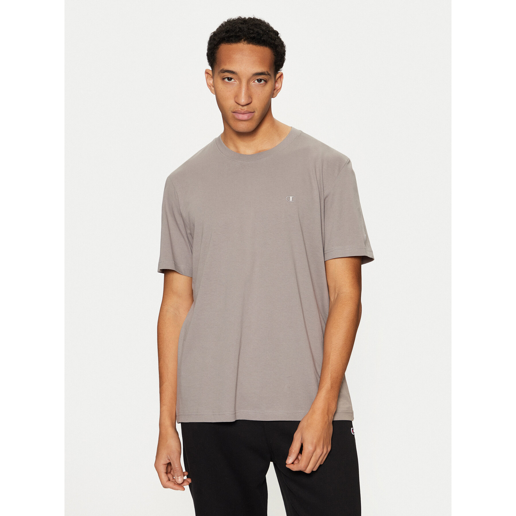Champion Champion T-Shirt 220278 Γκρι Standard Fit