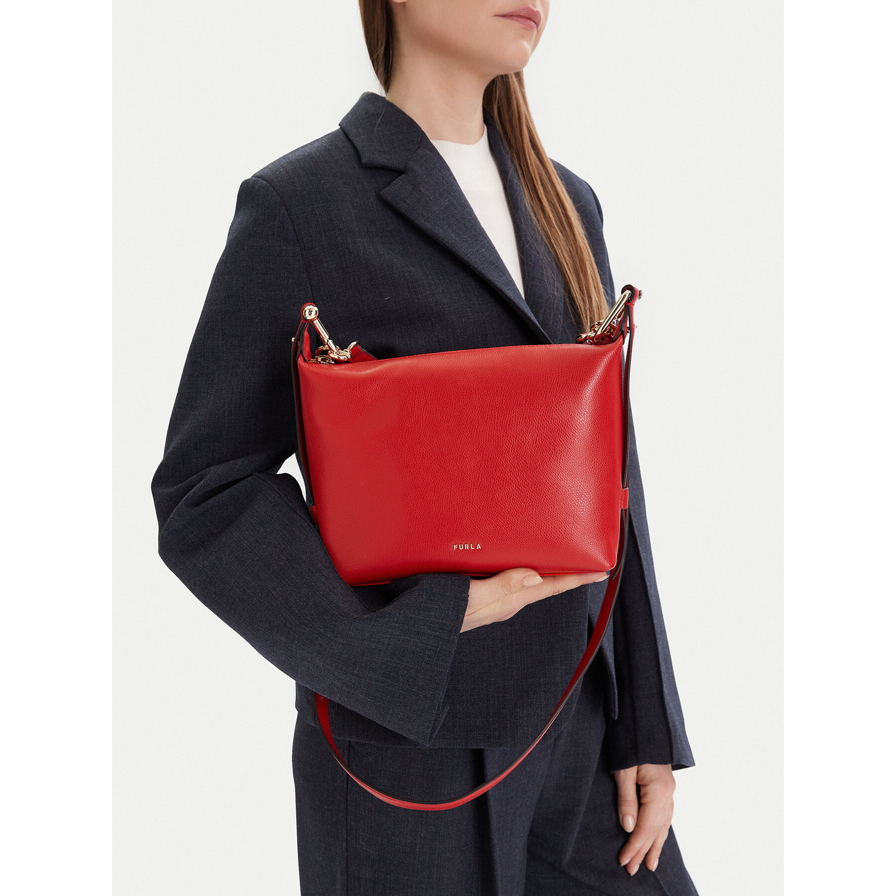 Kabelka Furla Tonie Mini WE00877 A.0023 CN 4484S Červená
