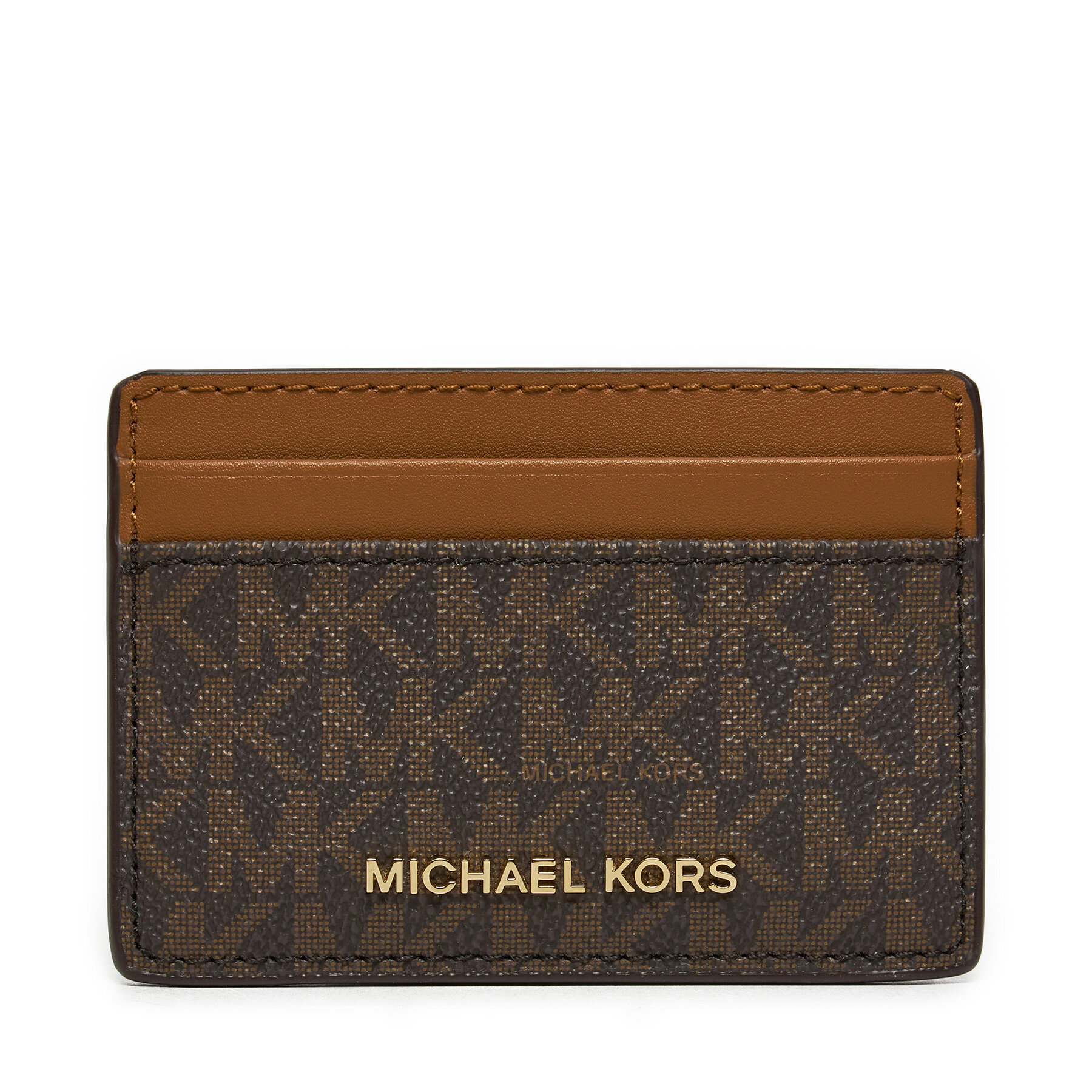 Калъф за кредитни карти MICHAEL Michael Kors 32F1GJ6D0B Кафяв